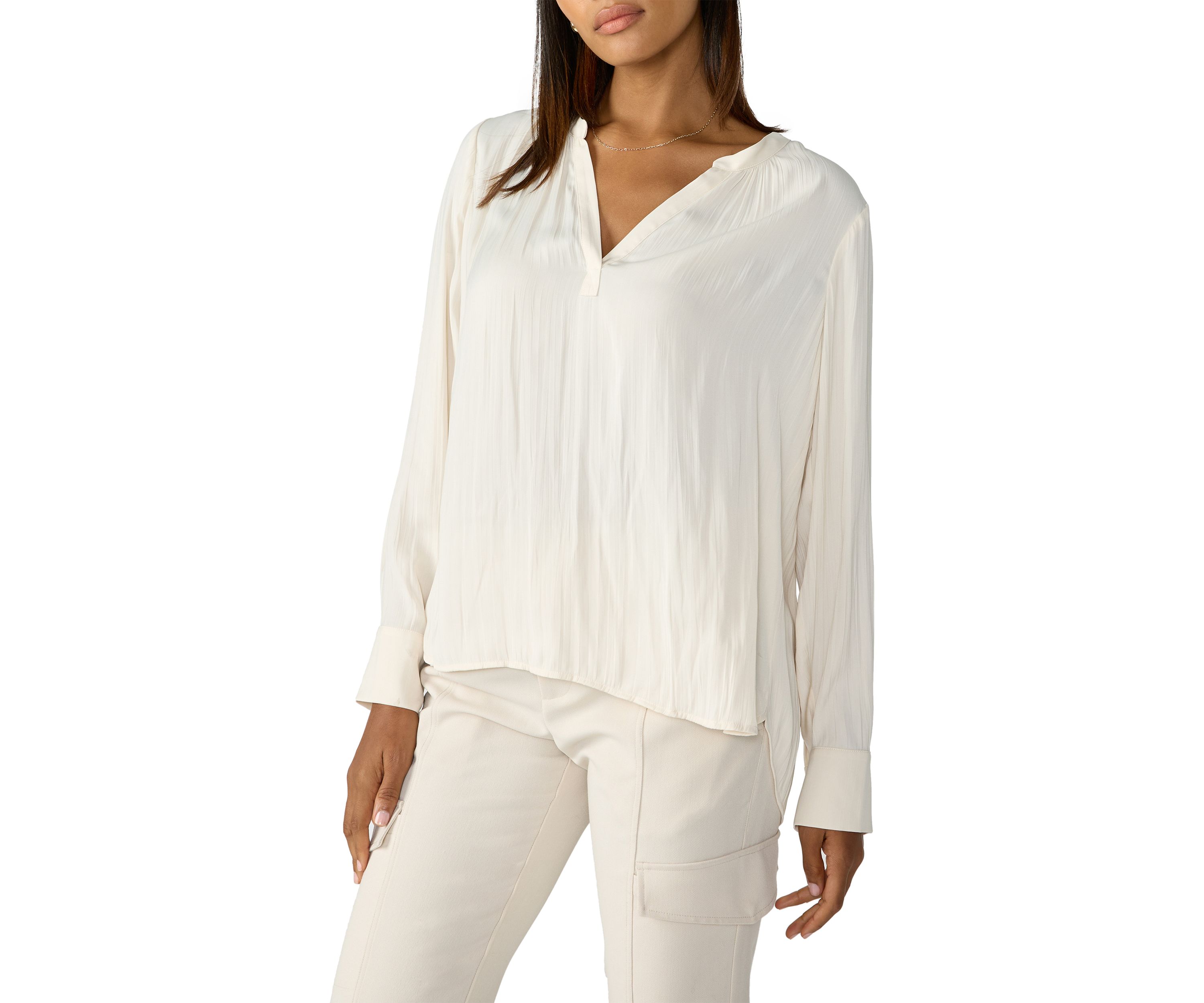 Womens Lizzie Sateen Tunic Top