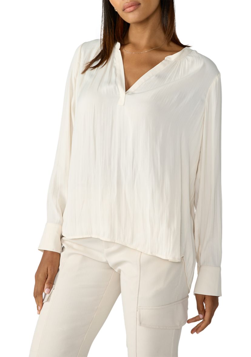 Womens Lizzie Sateen Tunic Top