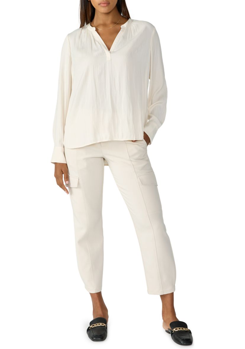 Womens Lizzie Sateen Tunic Top