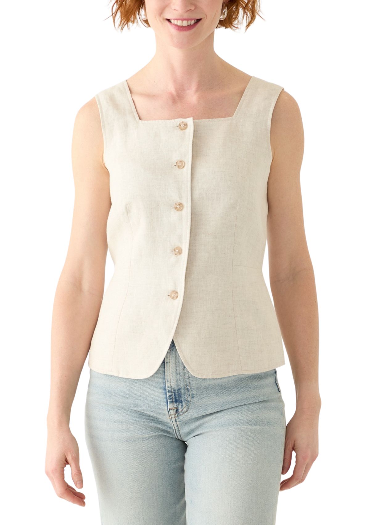 Womens Outsmart Square Neck Vest