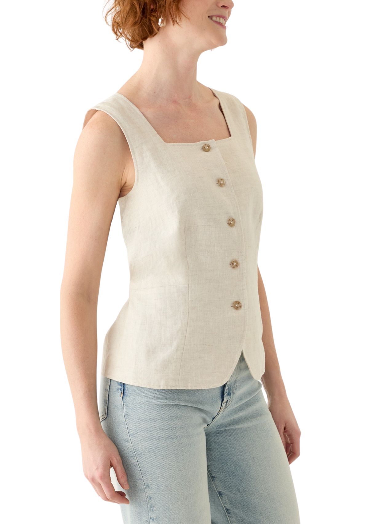 Womens Outsmart Square Neck Vest