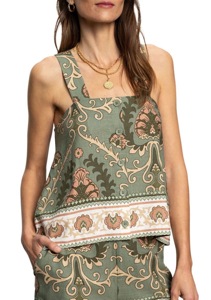 Womens Button Back Cami