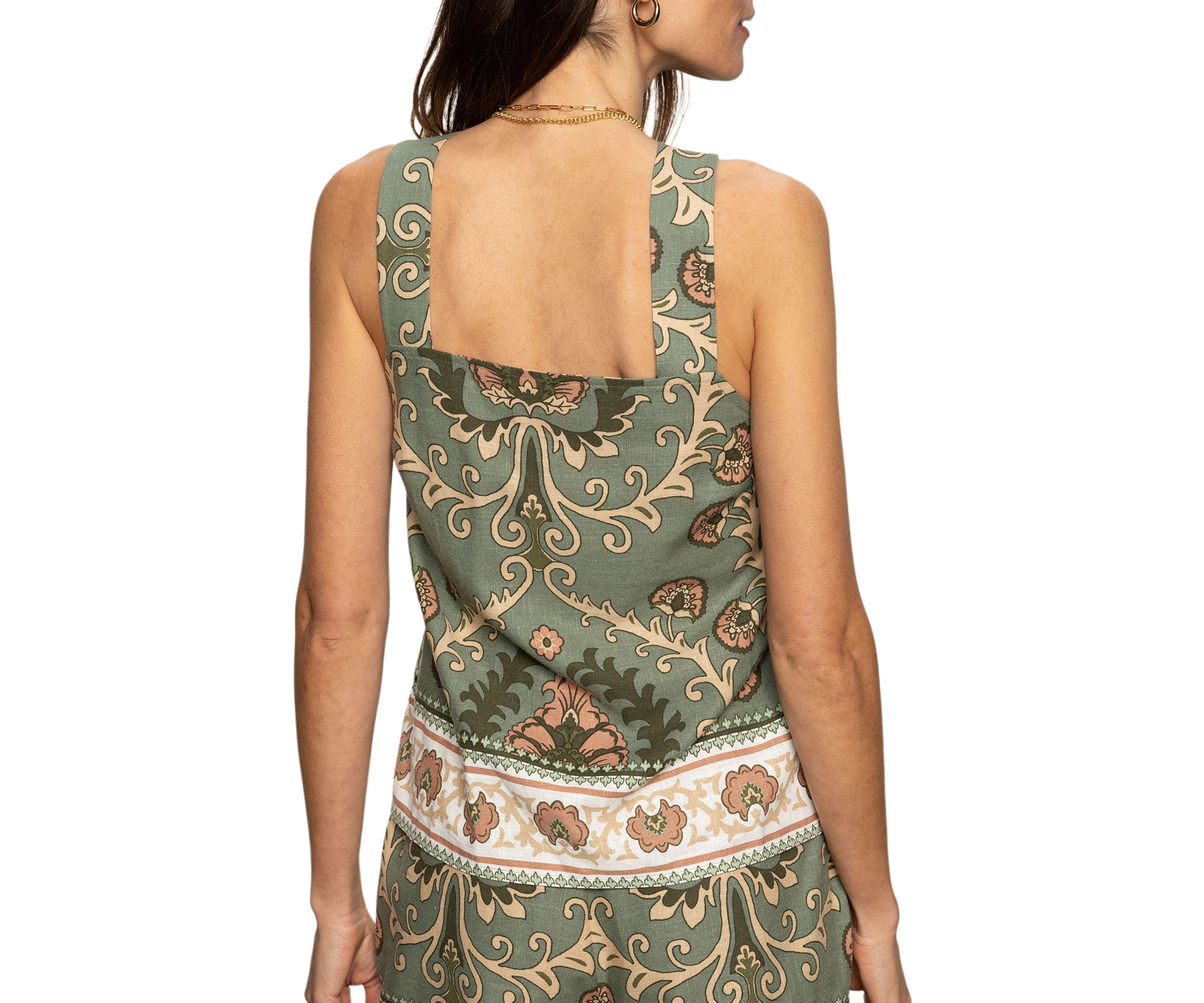 Womens Button Back Cami
