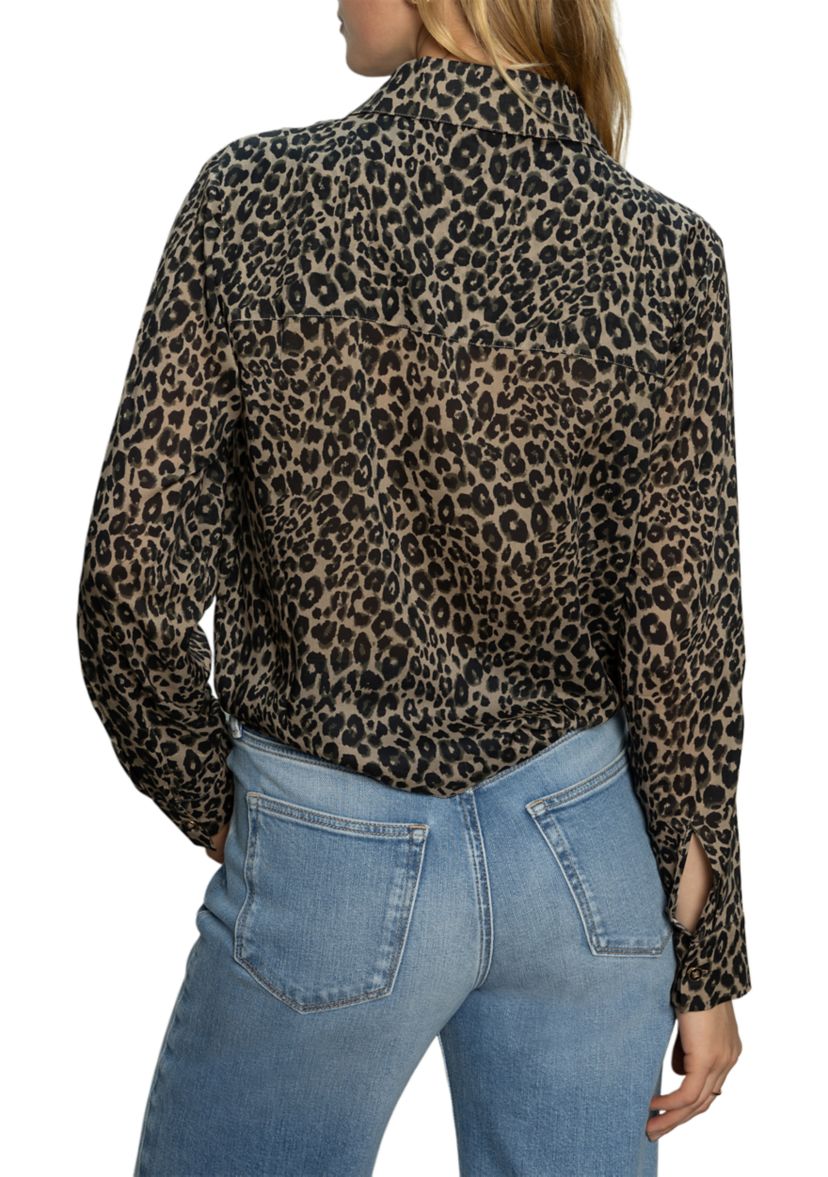 Womens Wild Love Tie Top 