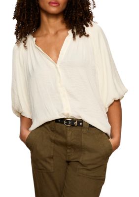 Sanctuary Women's Plenty of Love Bubble Blouse, Large