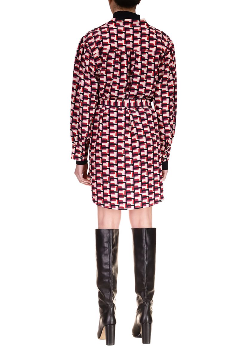 Womens Soft Mini Shirtdress