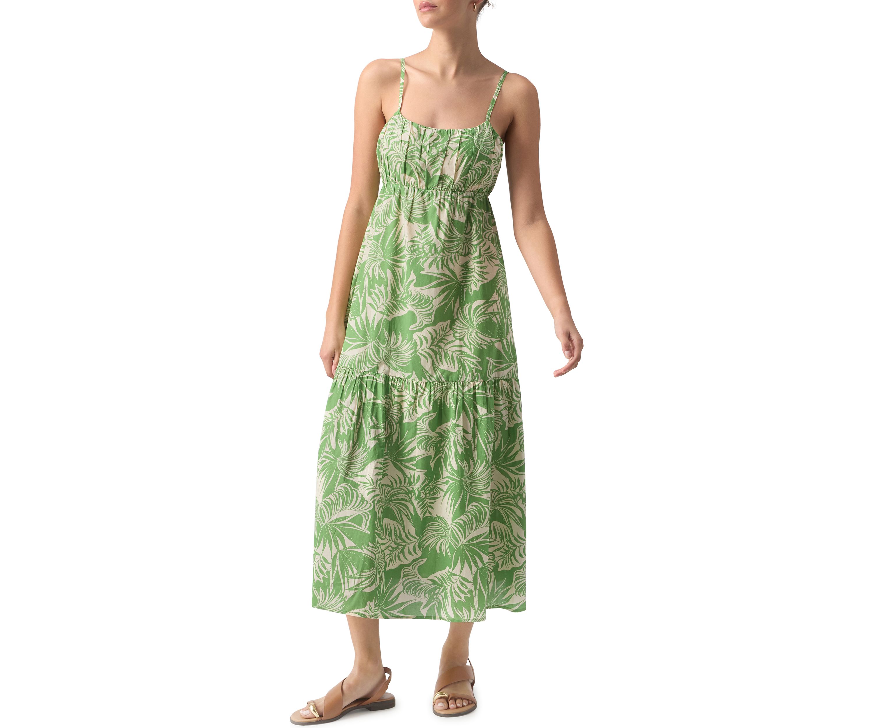 Womens Dropped Seam Maxi Dress