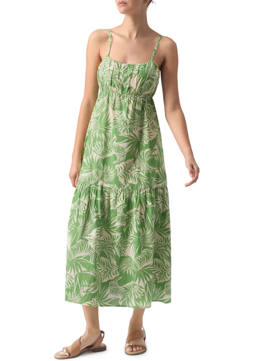 Womens Dropped Seam Maxi Dress