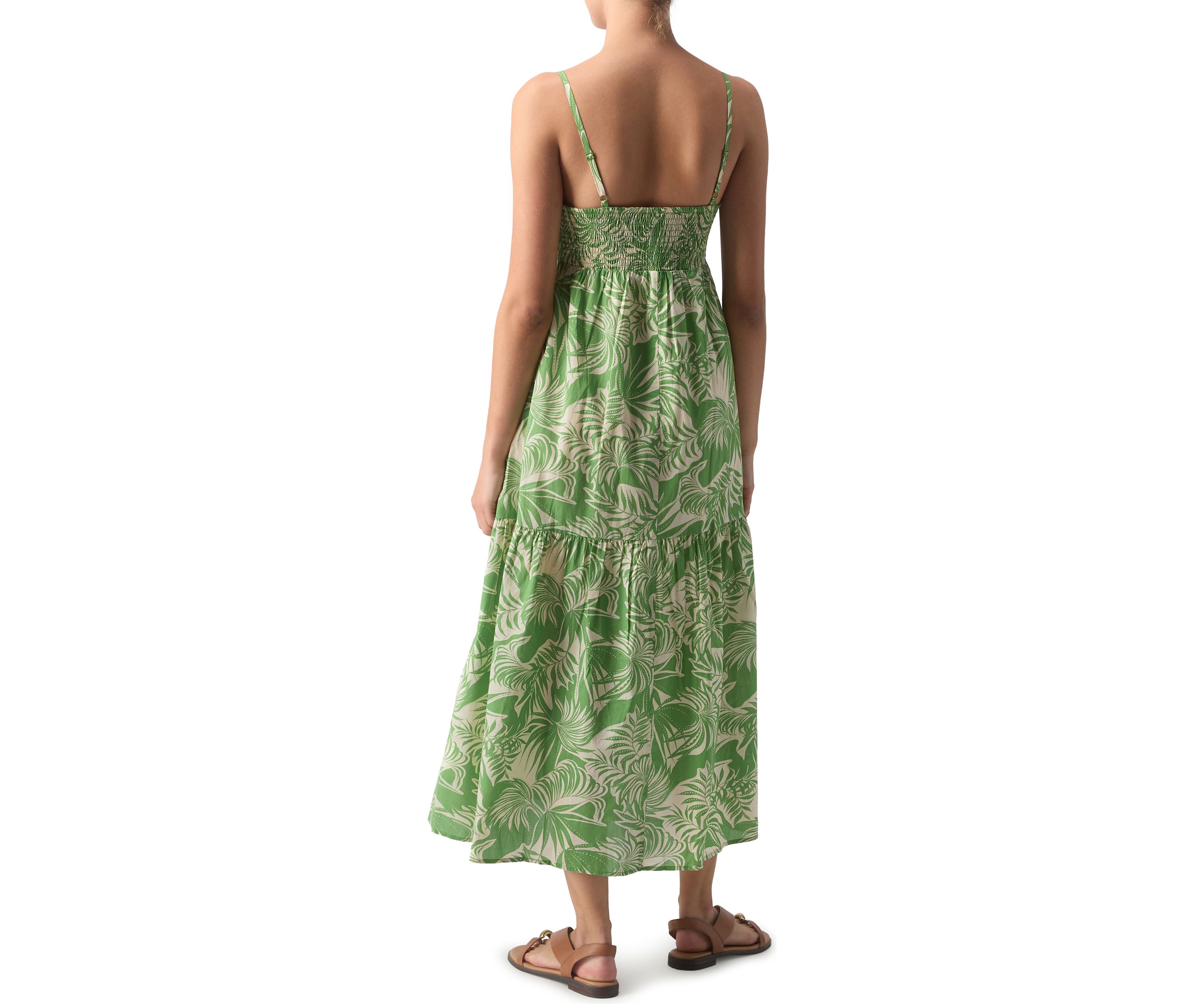 Womens Dropped Seam Maxi Dress