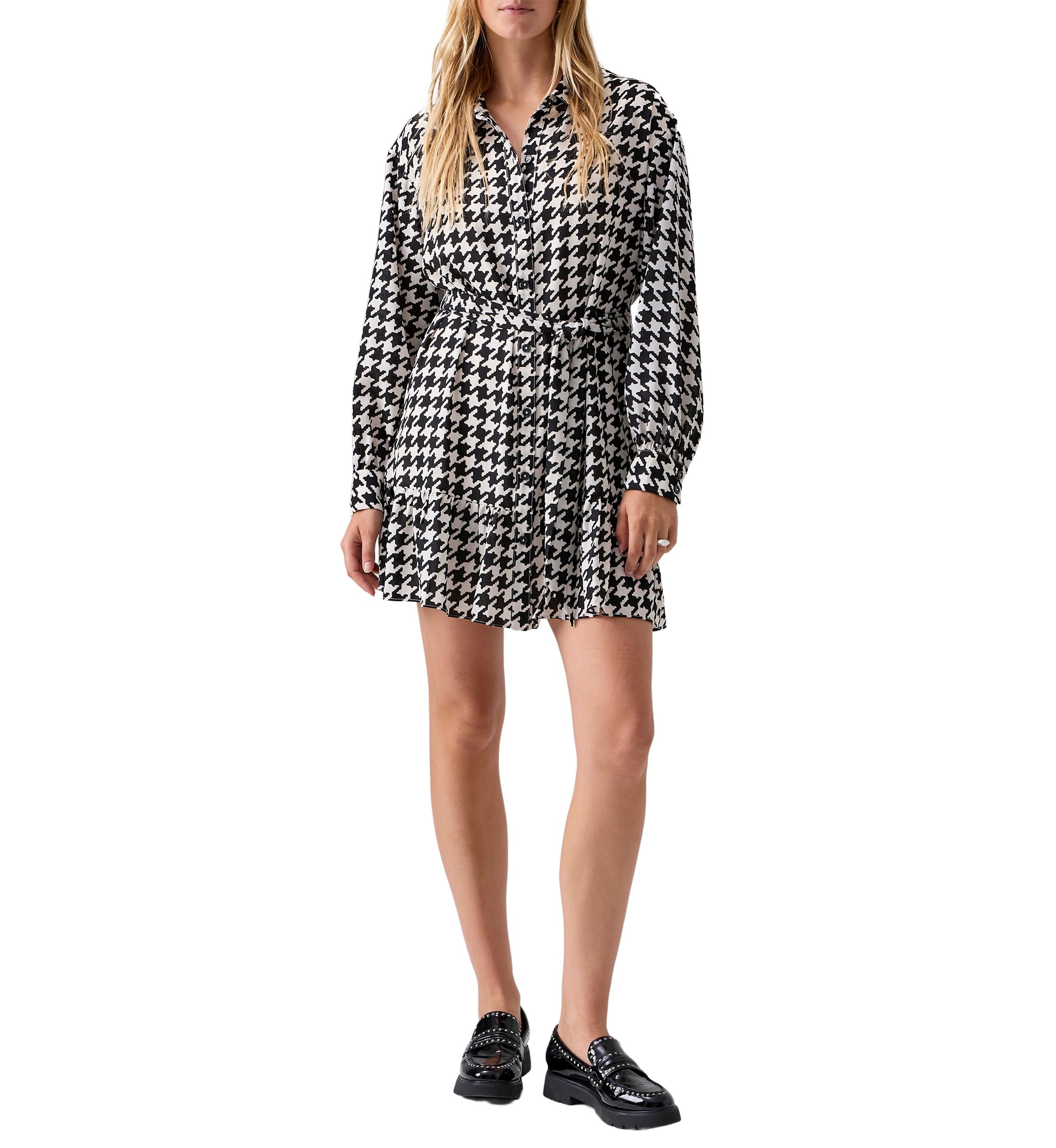 Tiered Shirt Dress