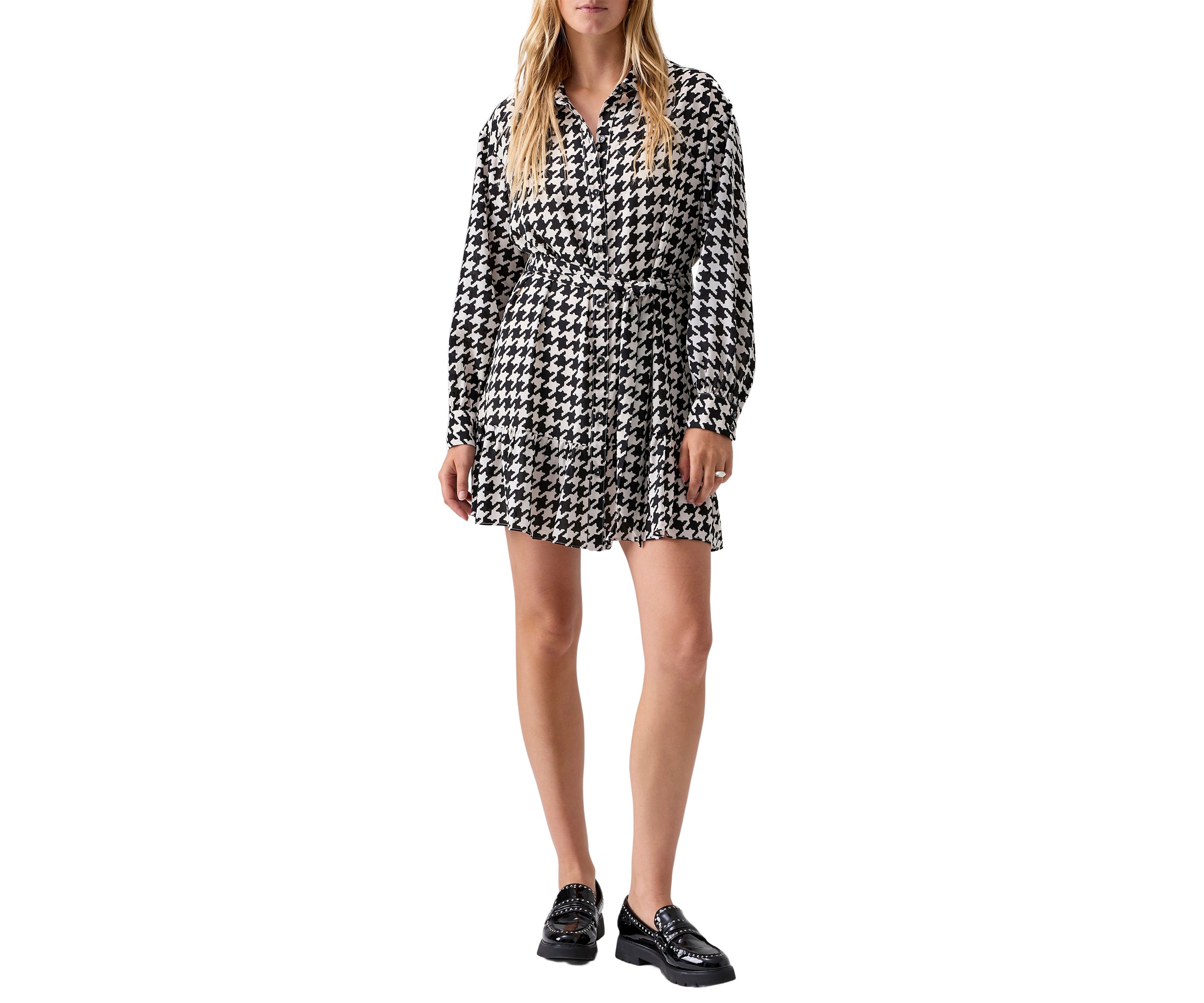 Tiered Shirt Dress