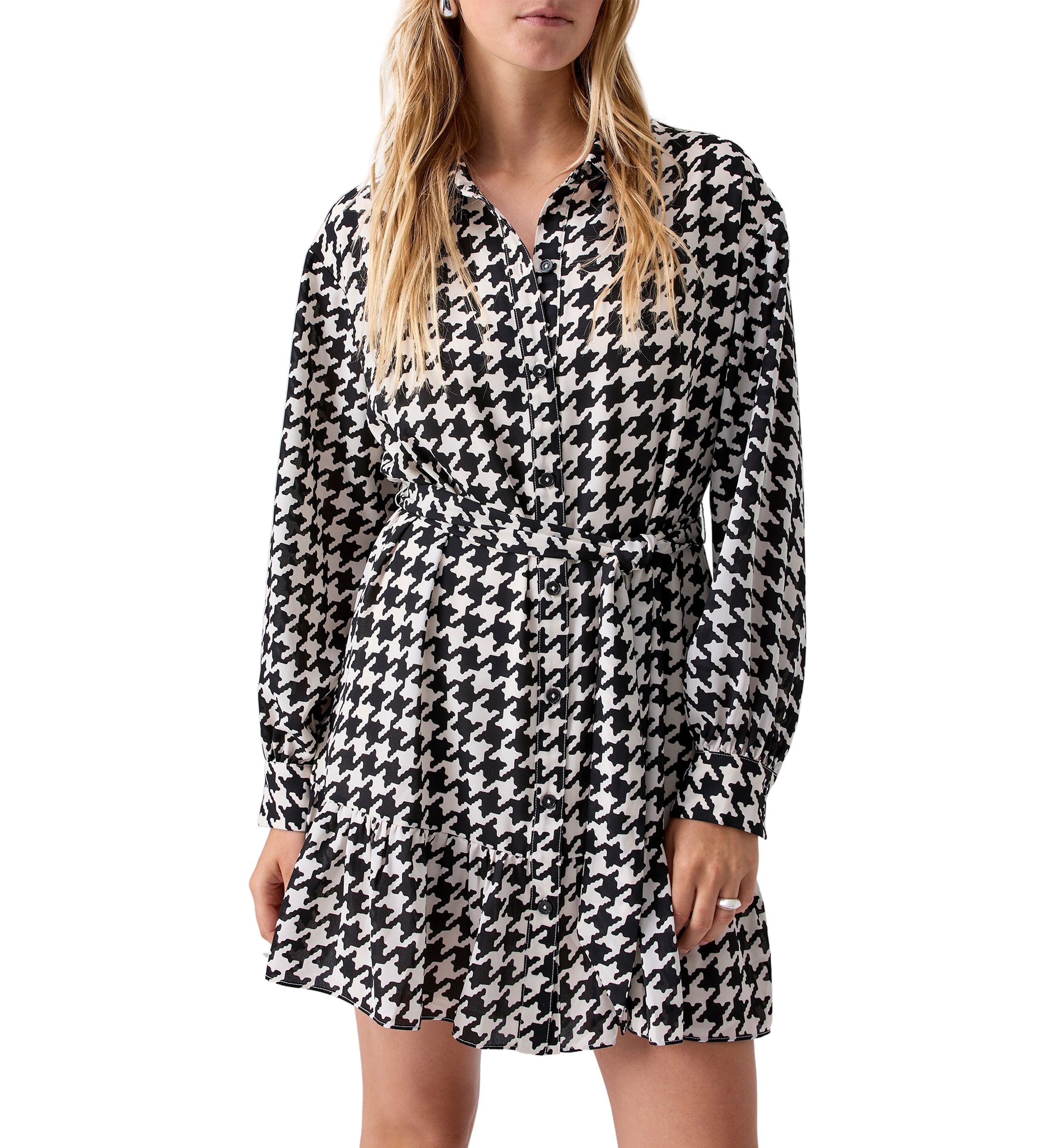 Tiered Shirt Dress
