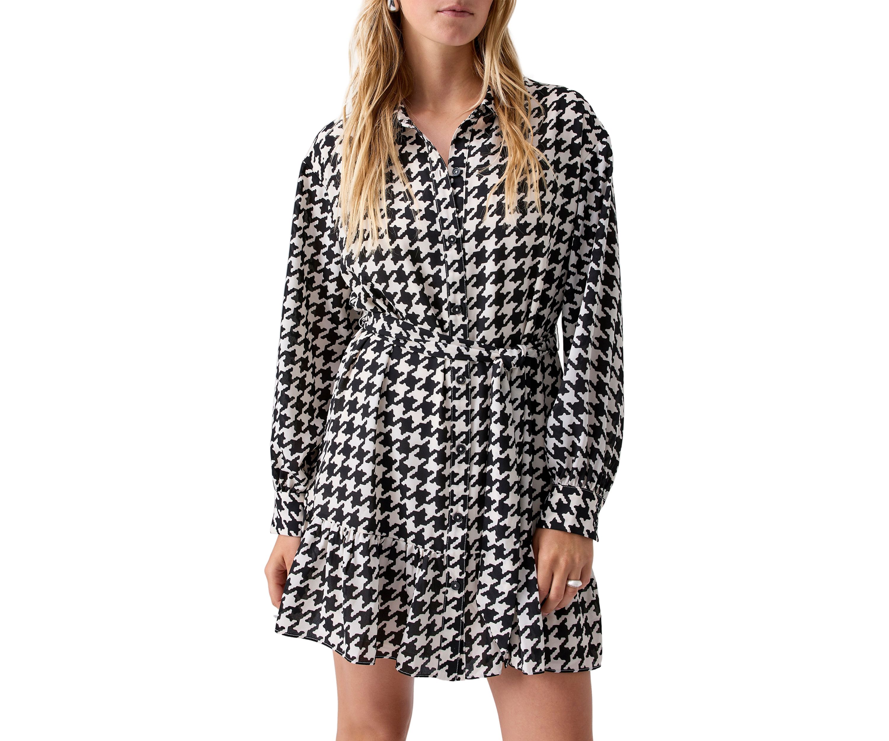 Tiered Shirt Dress