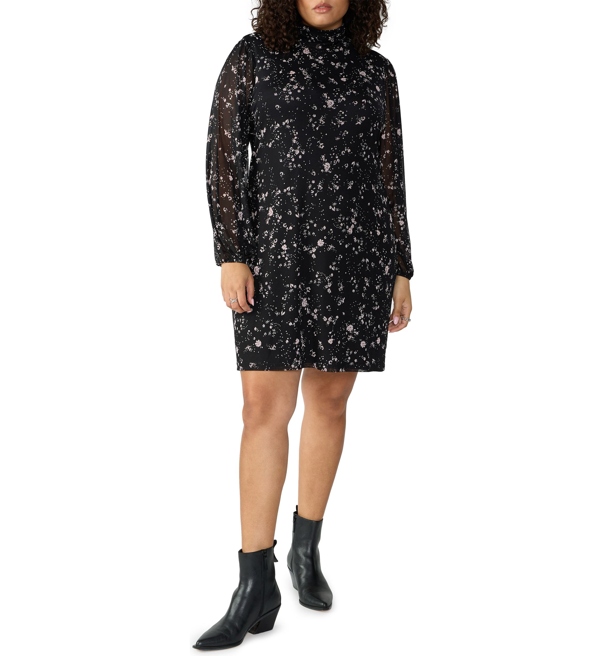 Plus Size Dreamy Night Mesh Dress