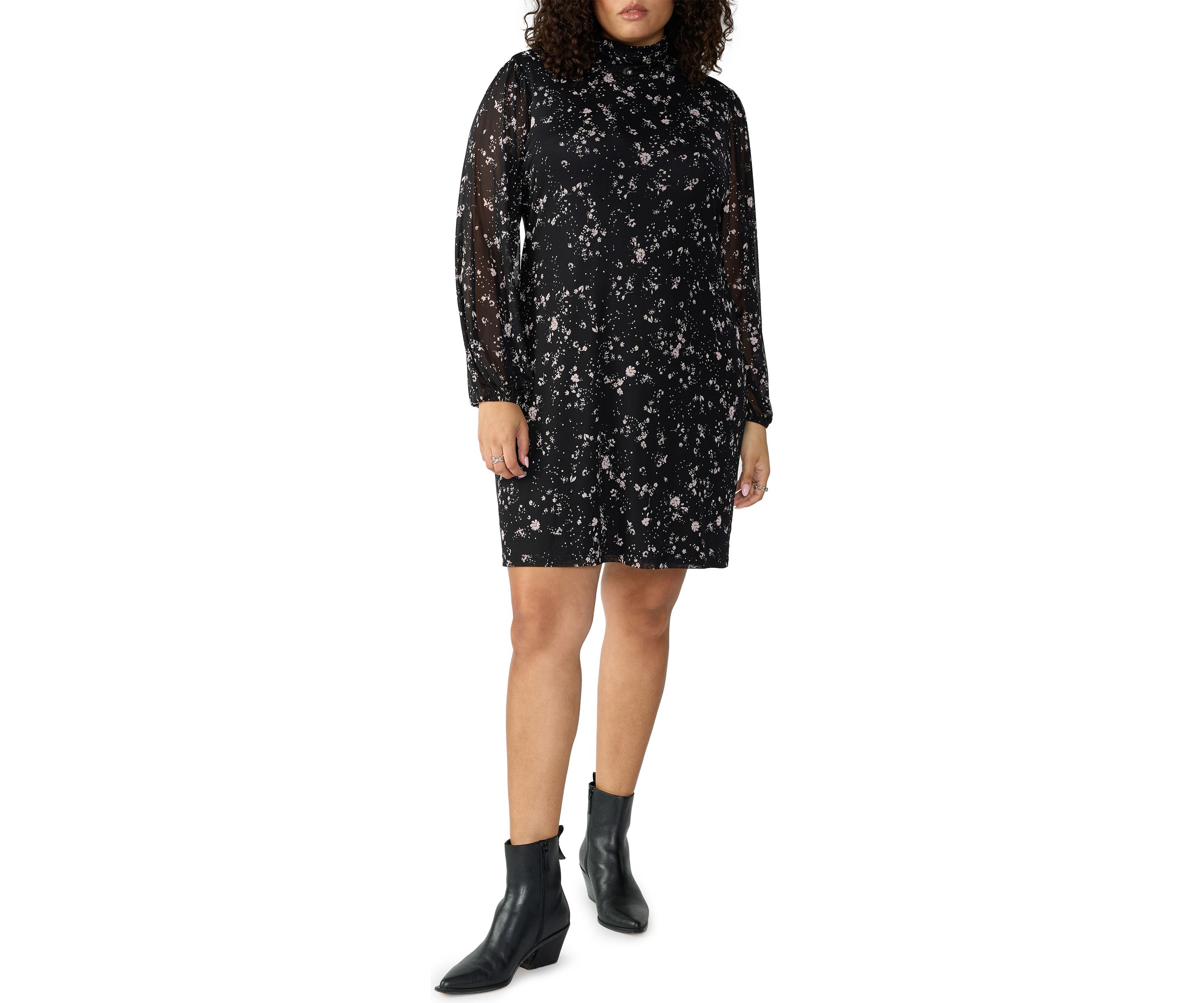 Plus Size Dreamy Night Mesh Dress