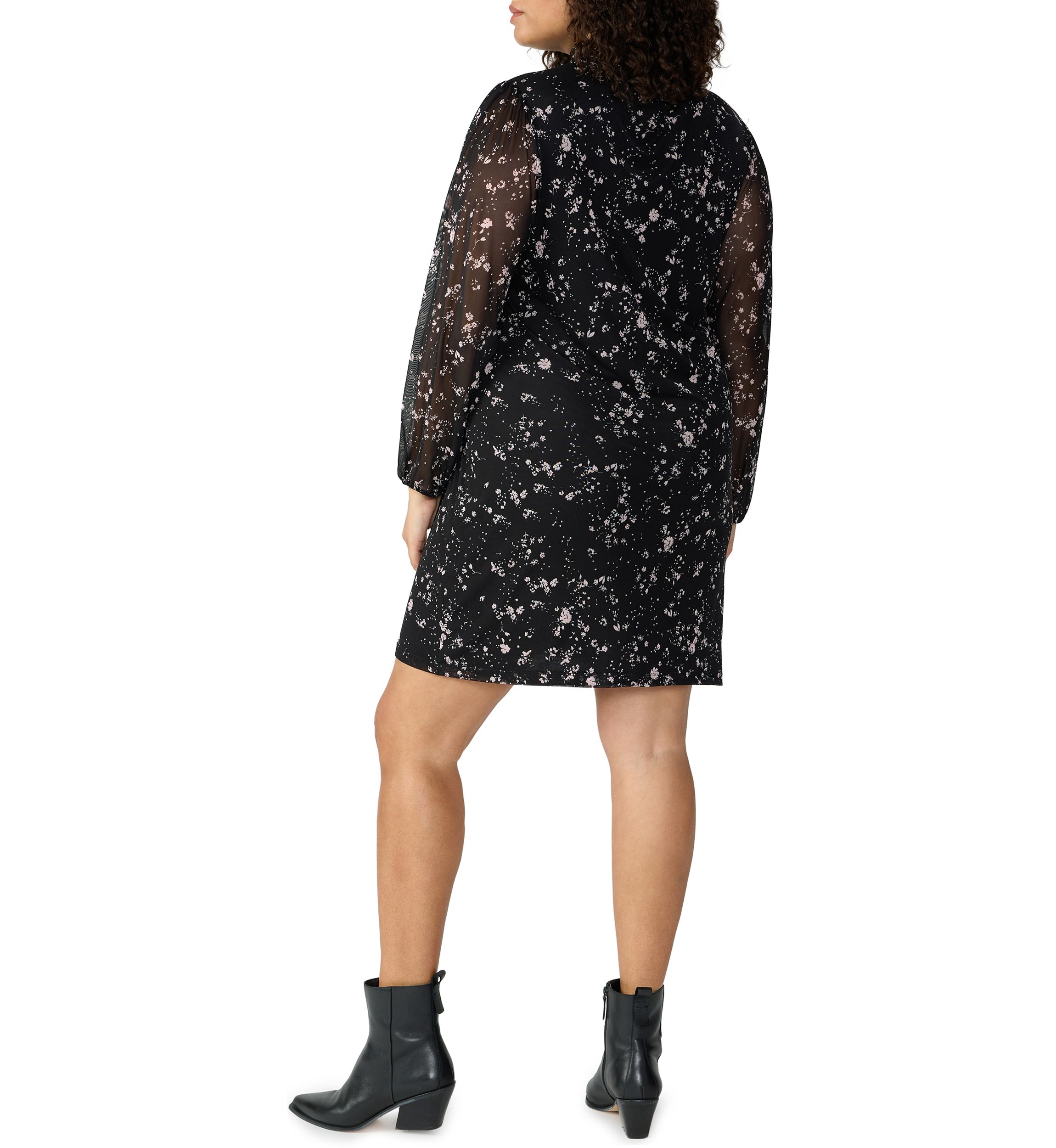 Plus Size Dreamy Night Mesh Dress