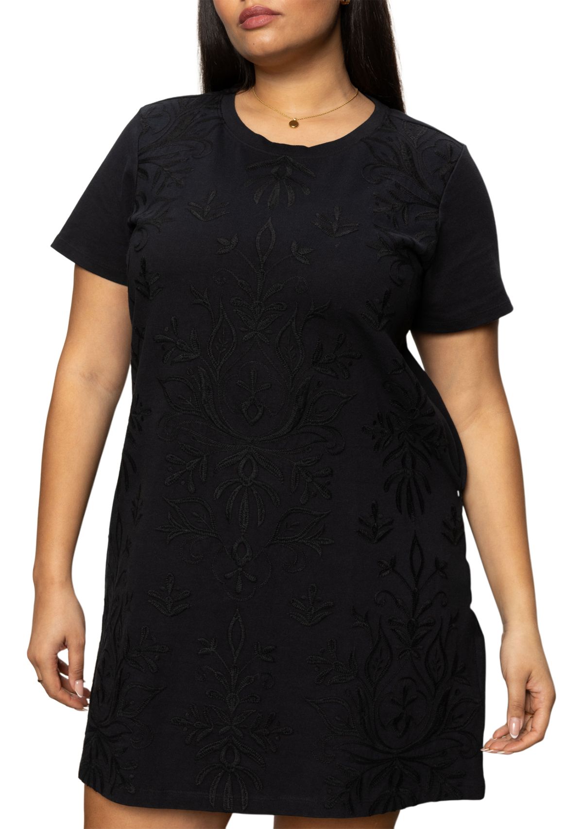 Plus Size The Only One Embroidered Dress