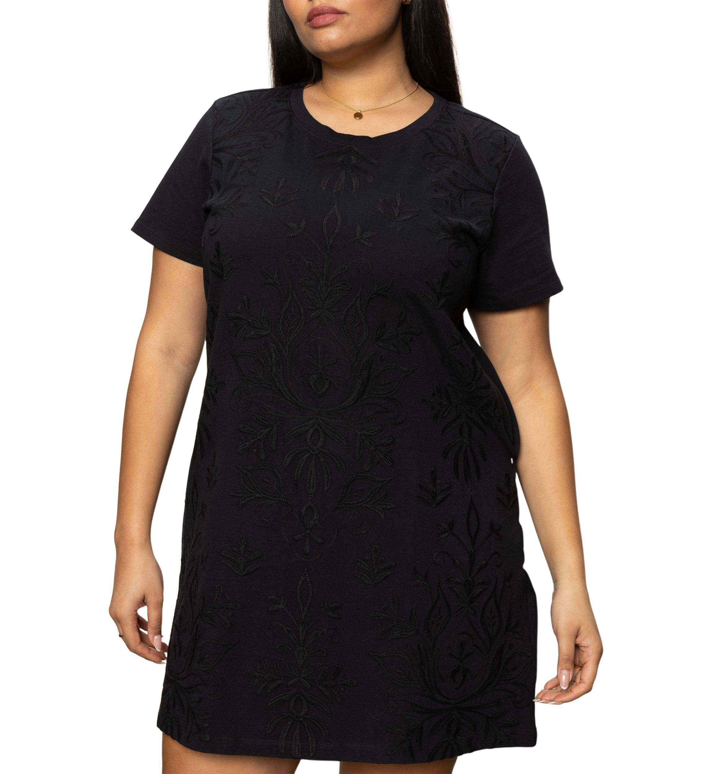 Plus Size The Only One Embroidered Dress