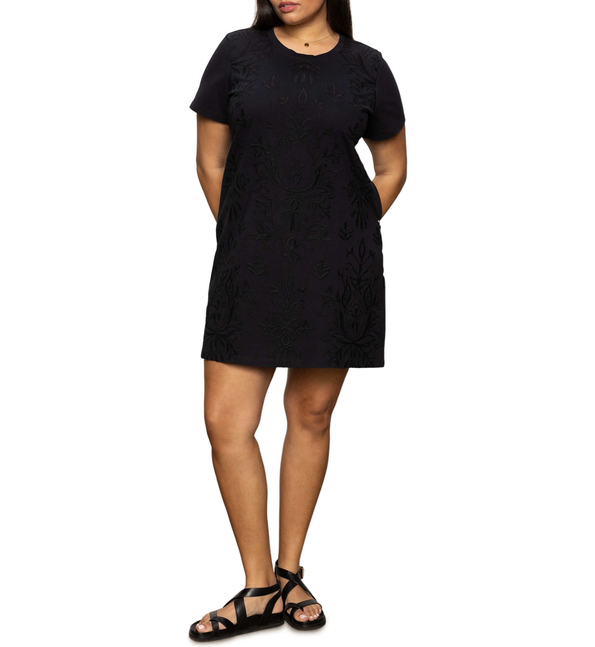 Plus Size The Only One Embroidered Dress