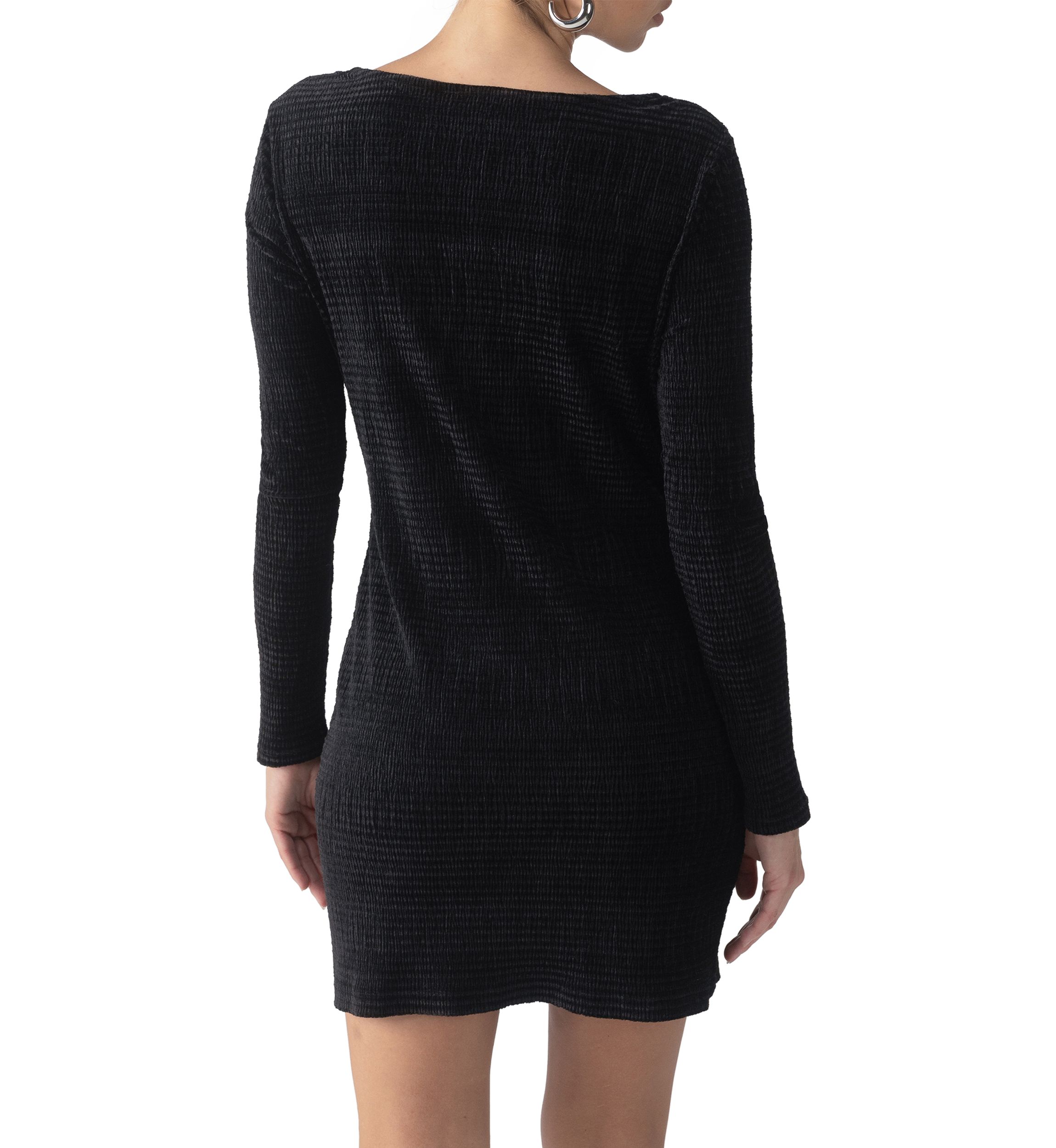 Womens Velvet Asymmetrical Dress