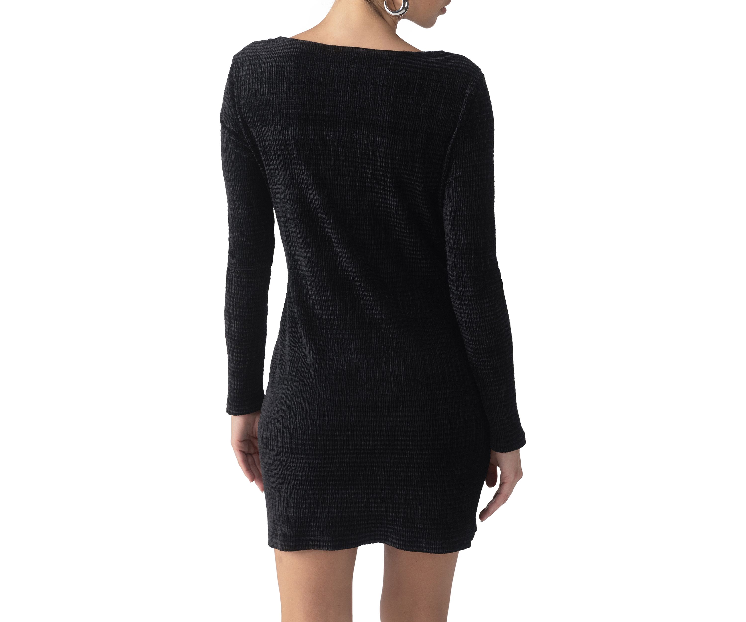 Womens Velvet Asymmetrical Dress