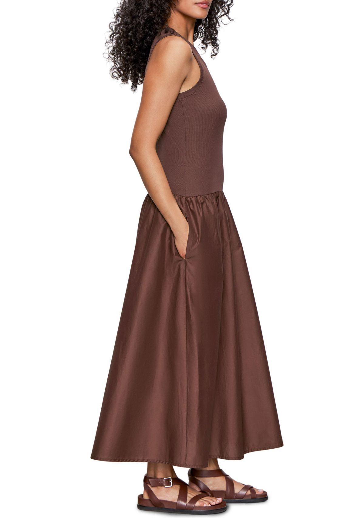 Womens Take Me Away Midi Dress