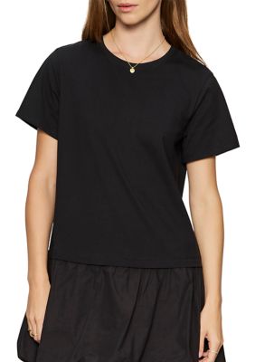 Sanctuary Women's Bubble T-Shirt Dress, Black, Medium
