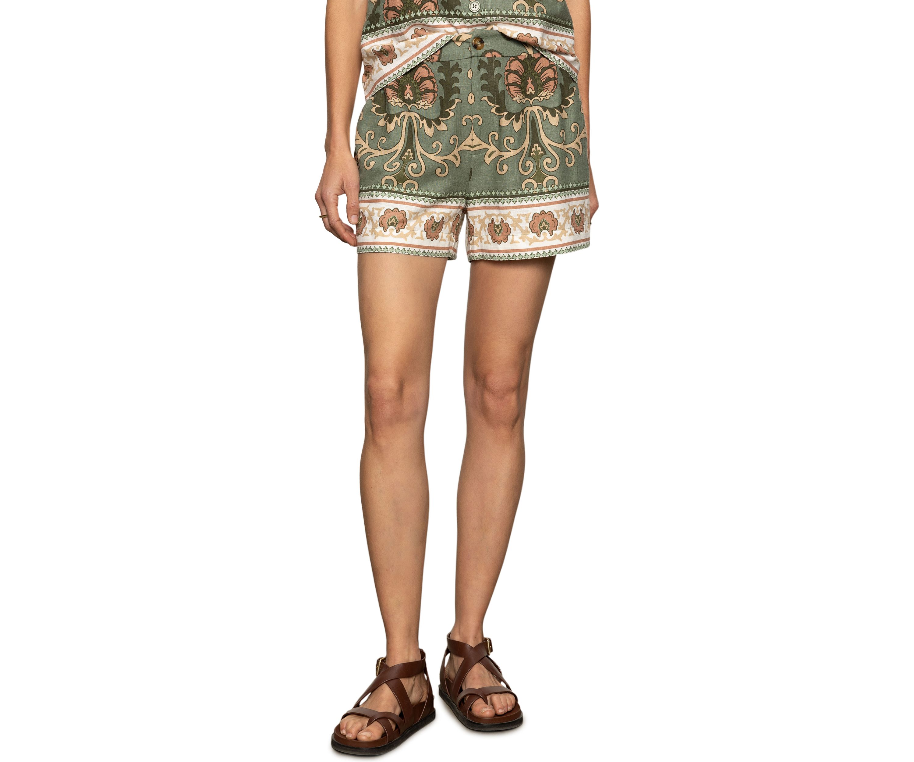 Womens Spring Breaker Printed Shorts