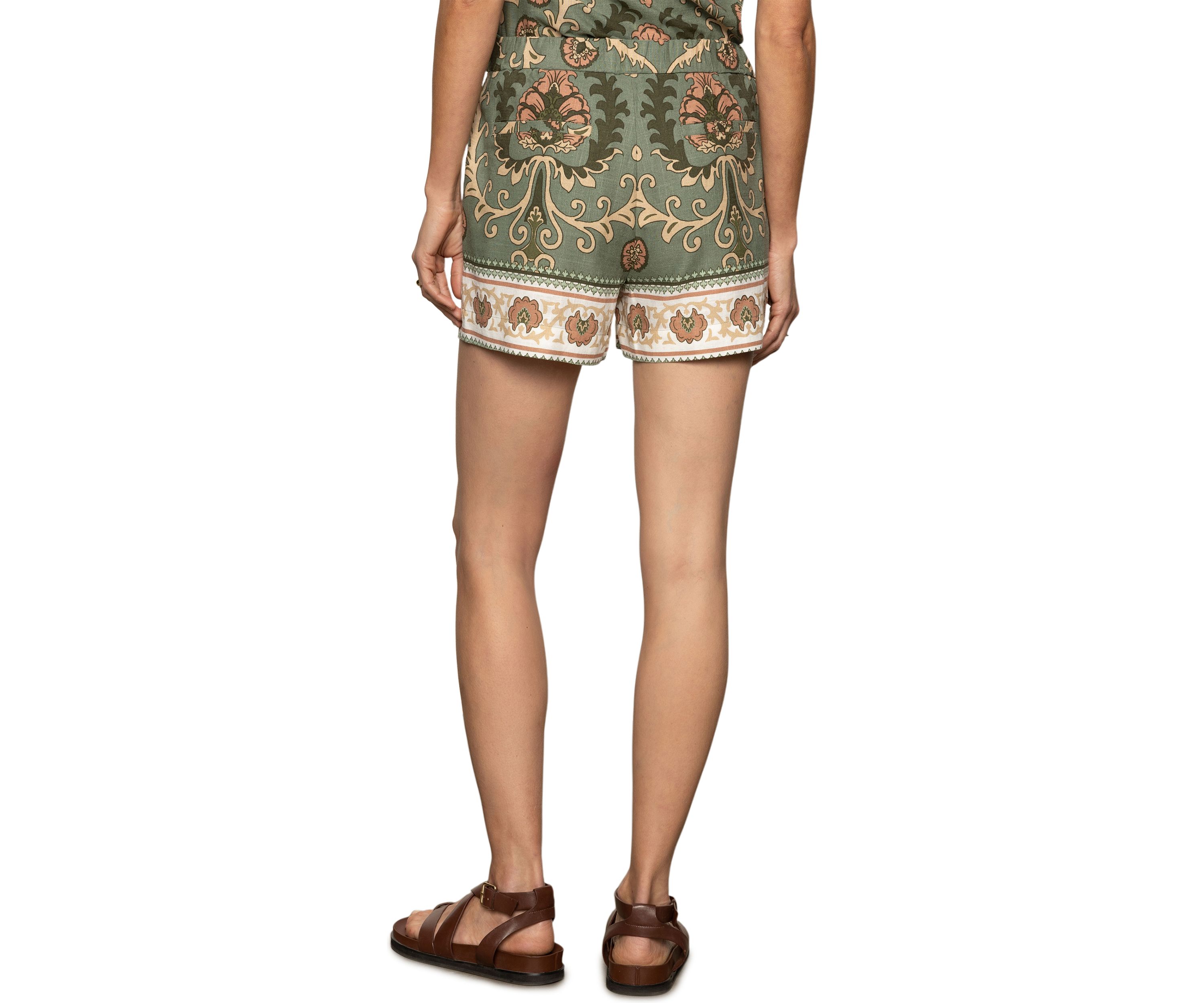 Womens Spring Breaker Printed Shorts