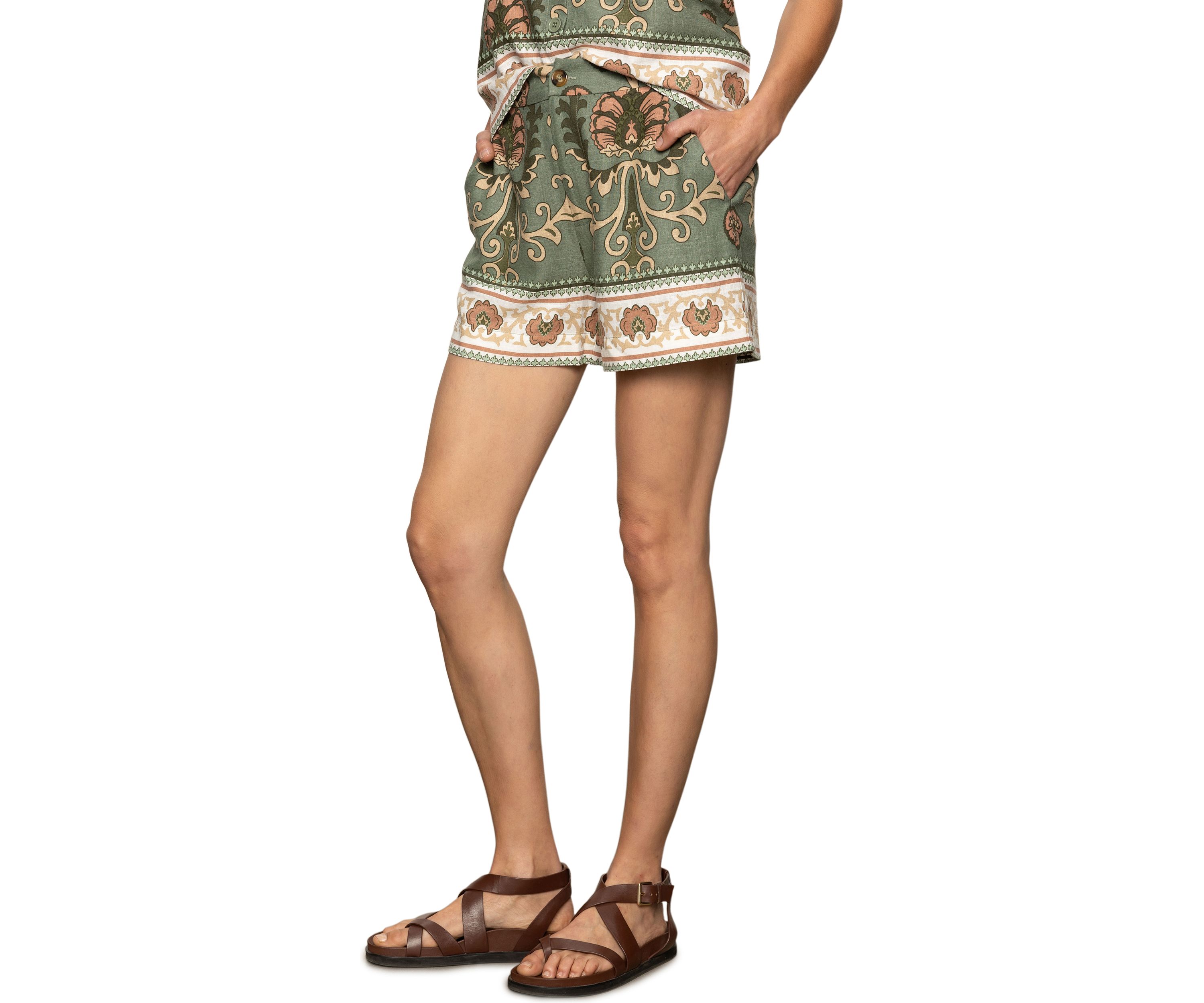 Womens Spring Breaker Printed Shorts