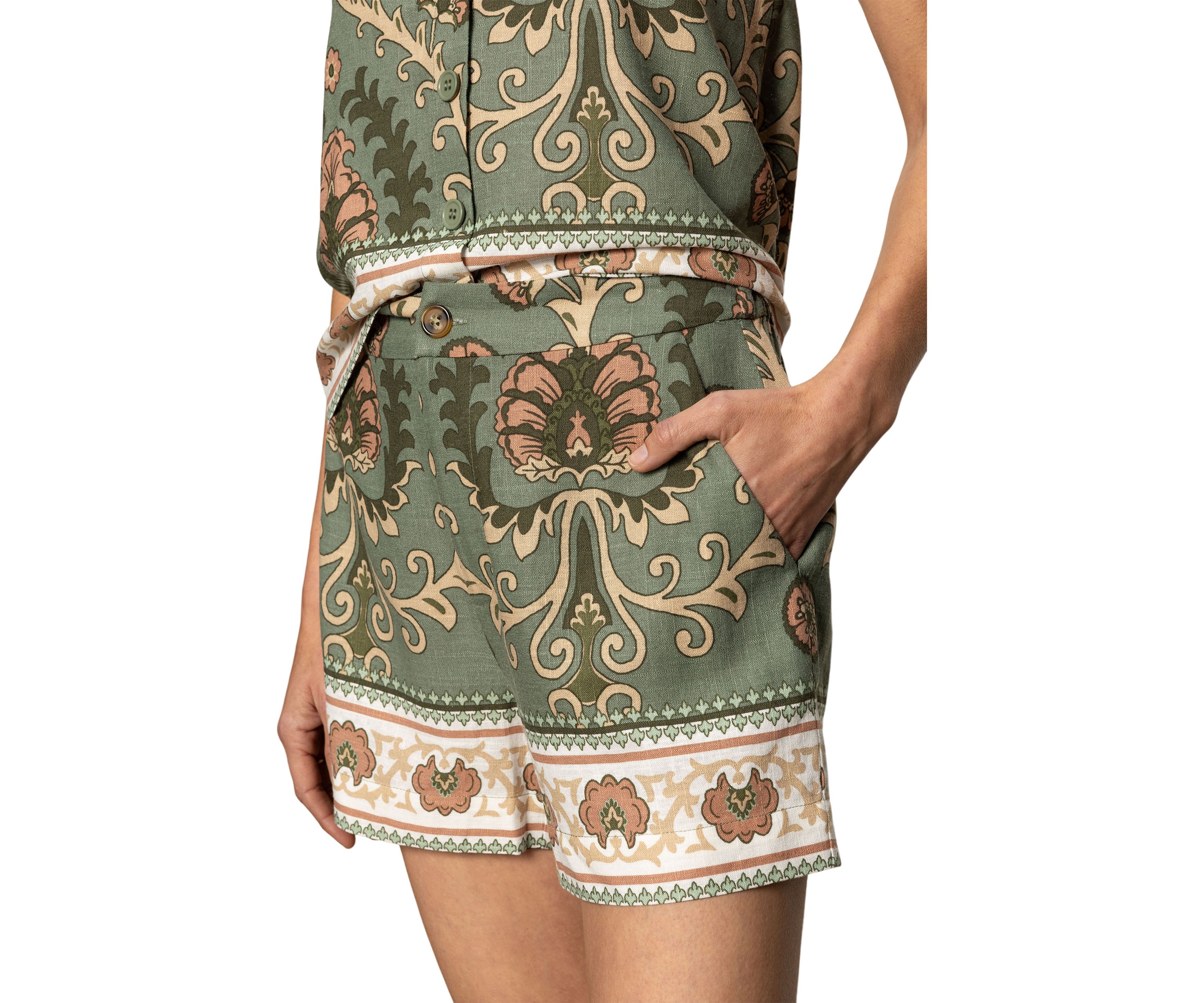 Womens Spring Breaker Printed Shorts