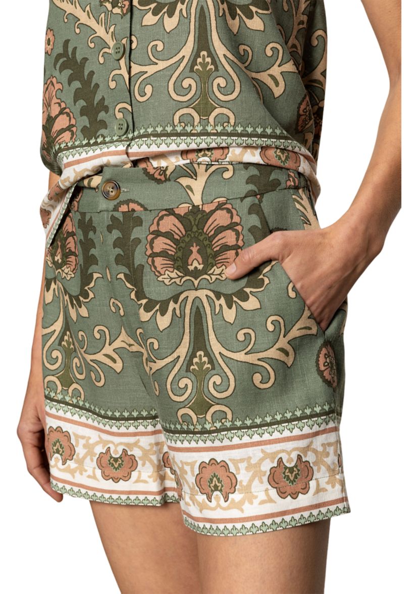 Womens Spring Breaker Printed Shorts