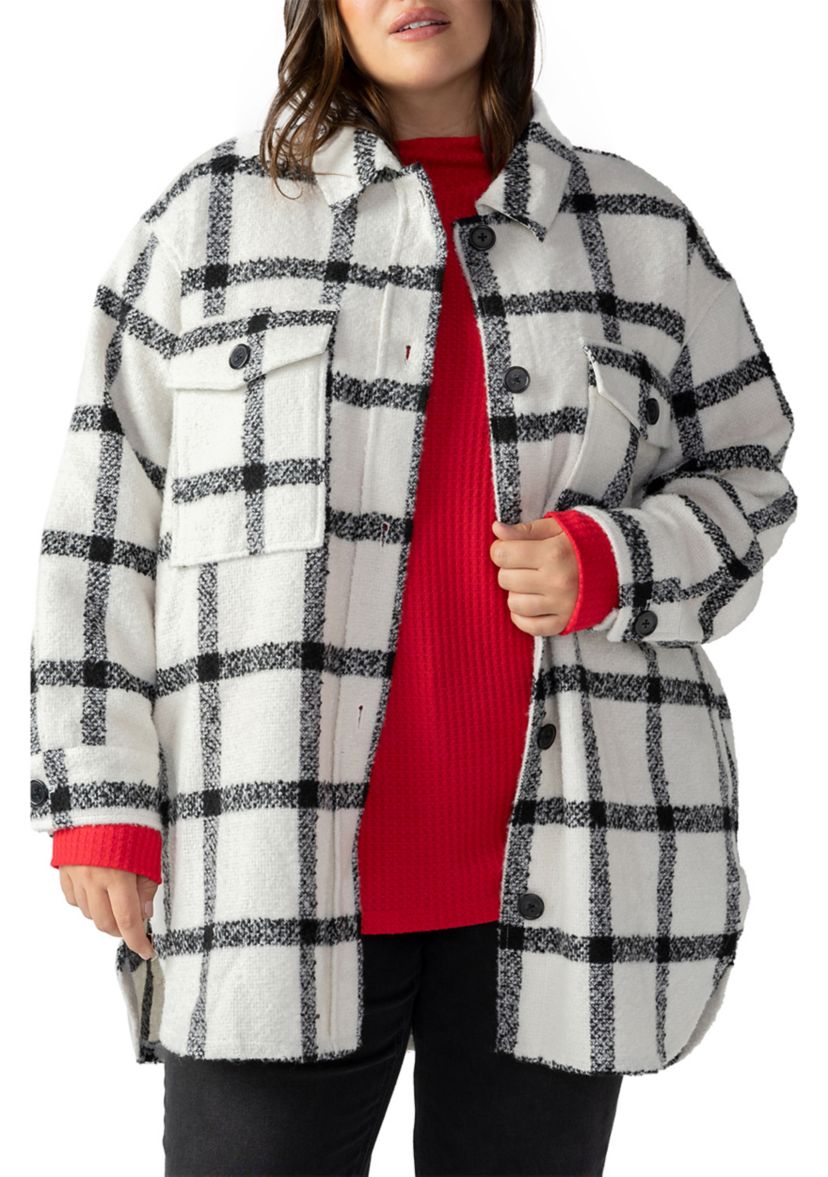 Plus Size Town Shacket