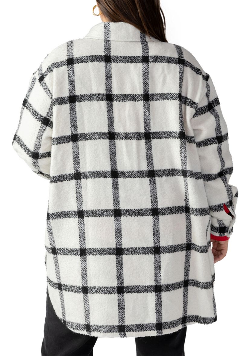 Plus Size Town Shacket