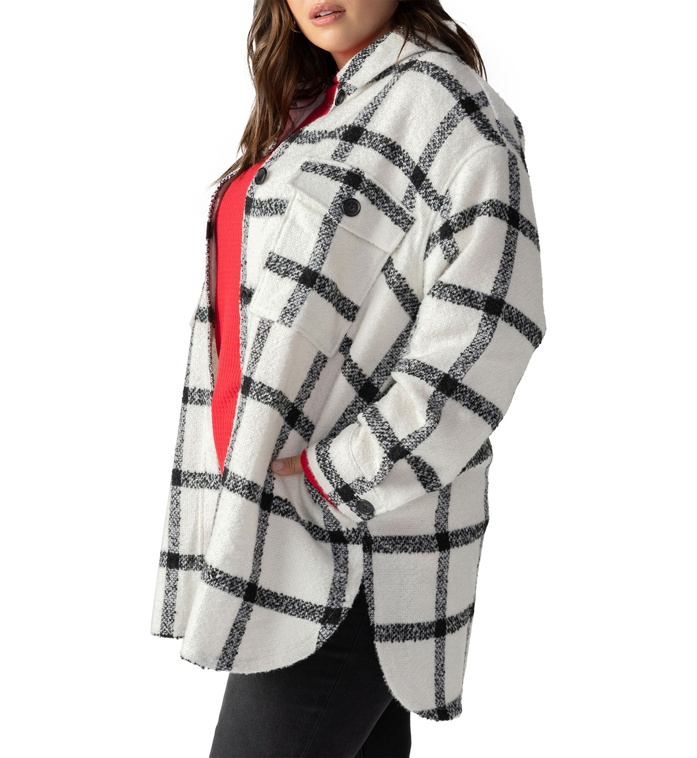 Plus Size Town Shacket