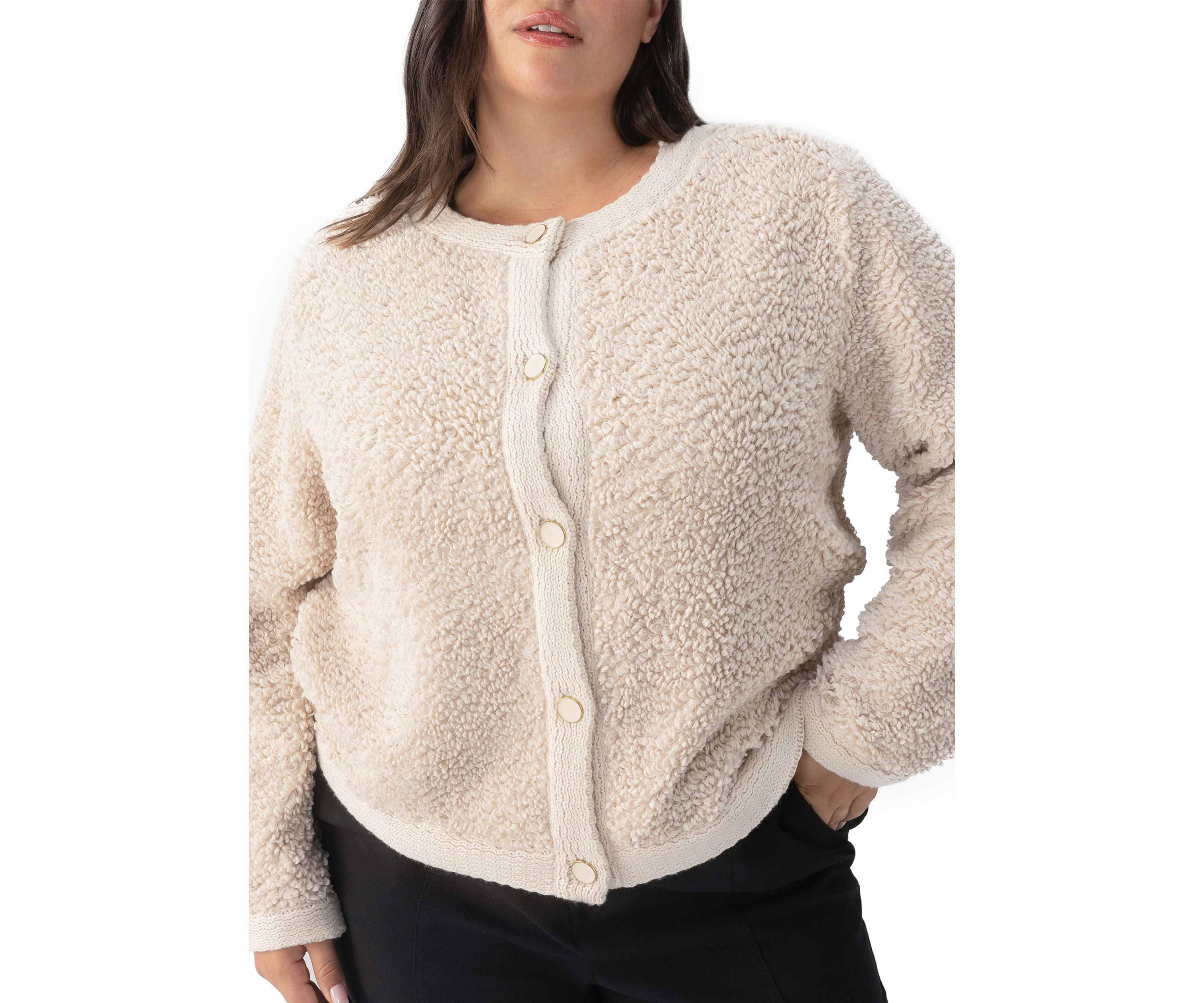 Plus Size Cozy Cardigan
