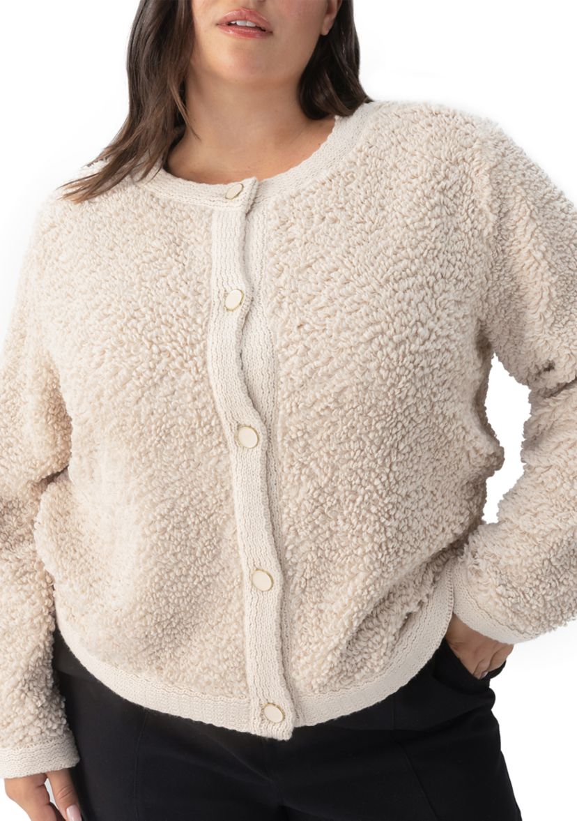 Plus Size Cozy Cardigan