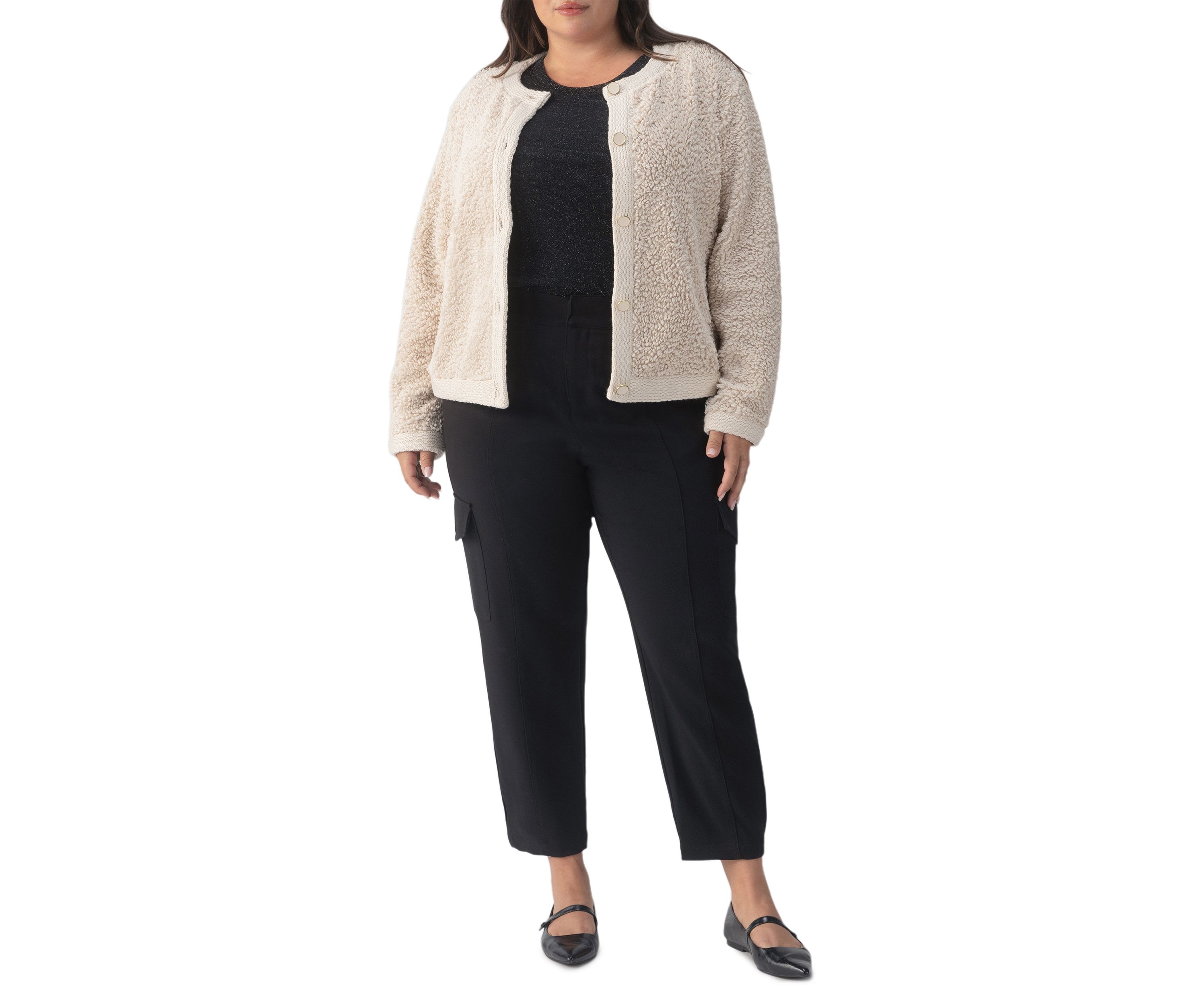 Plus Size Cozy Cardigan
