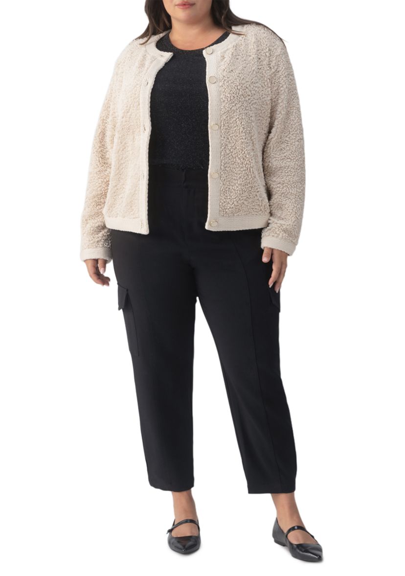 Plus Size Cozy Cardigan