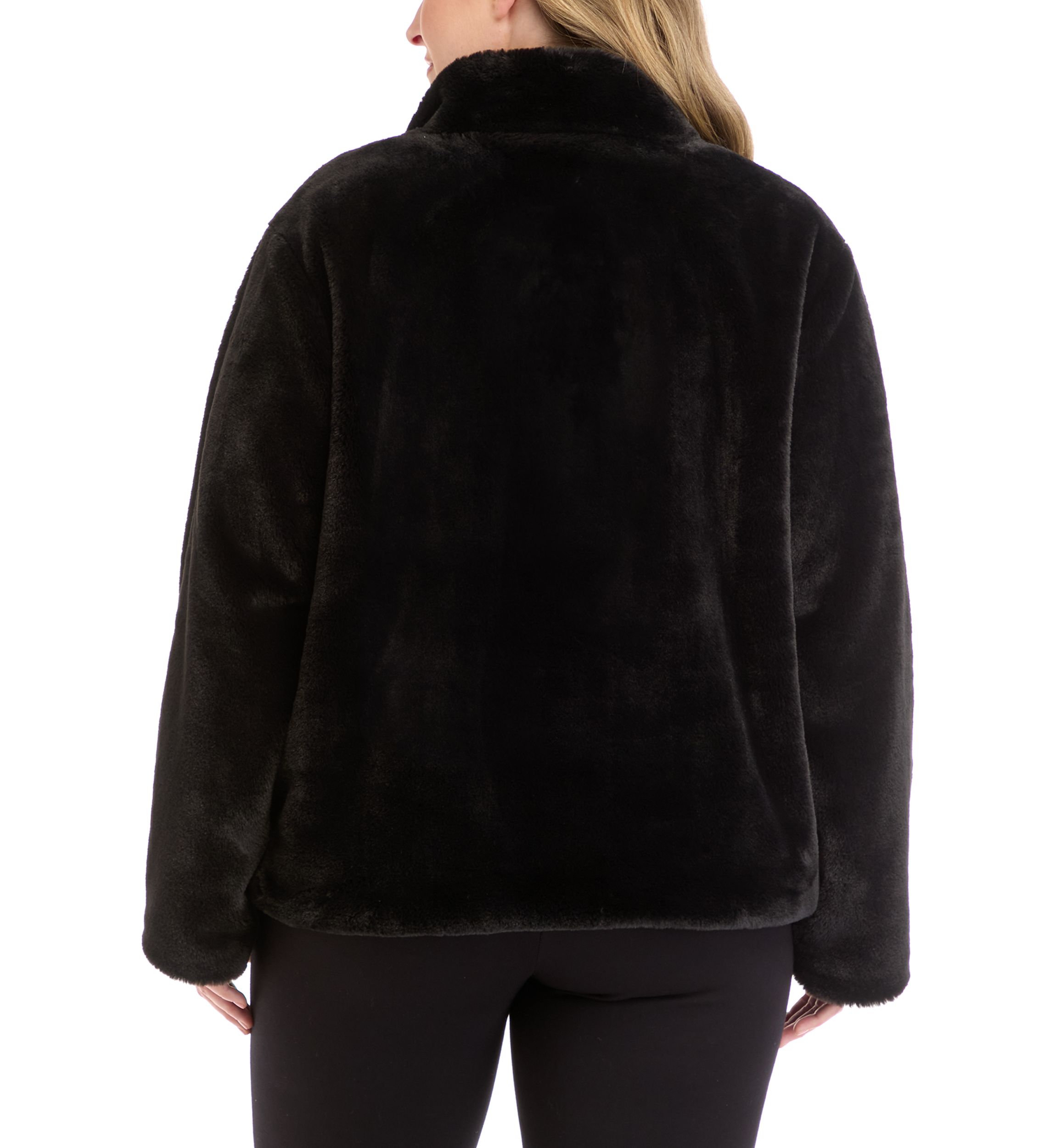 Plus Size Fur Coat 