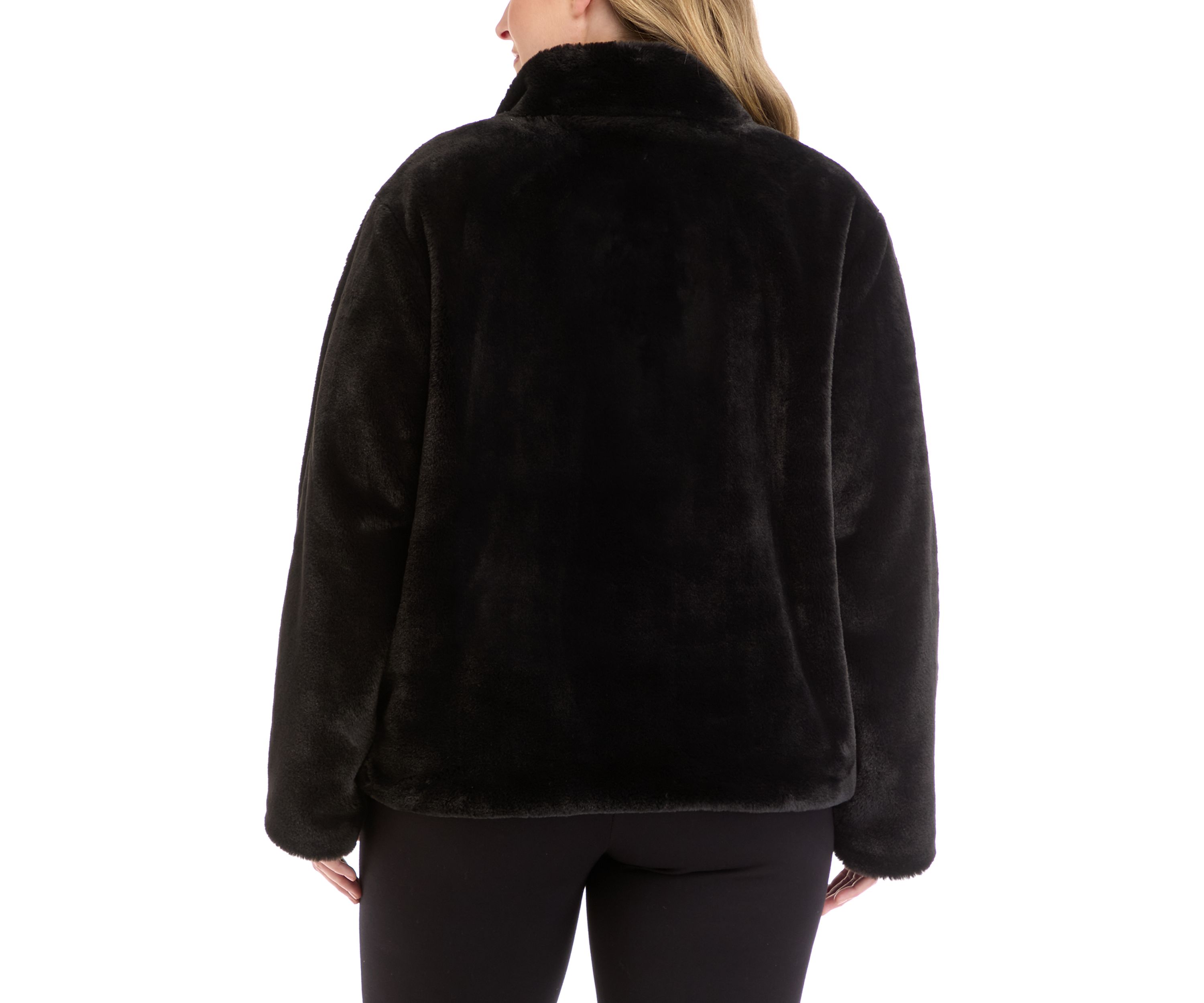 Plus Size Fur Coat 