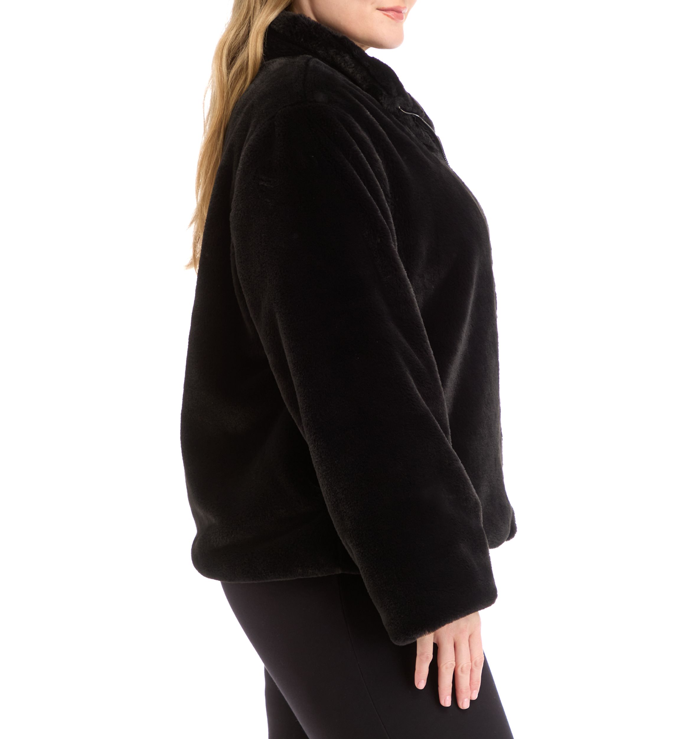 Plus Size Fur Coat 
