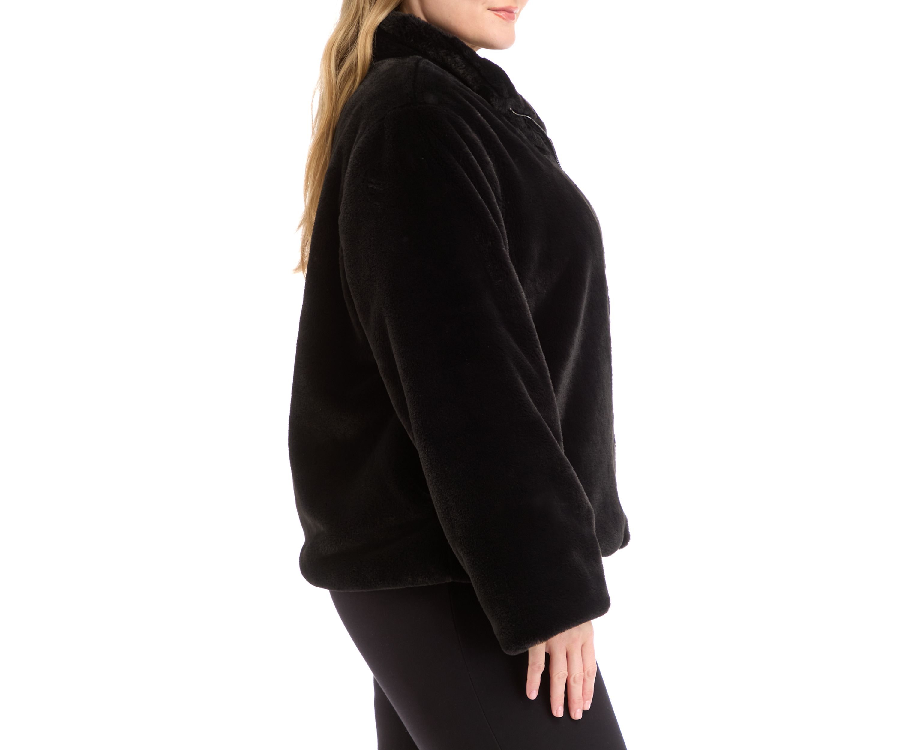 Plus Size Fur Coat 
