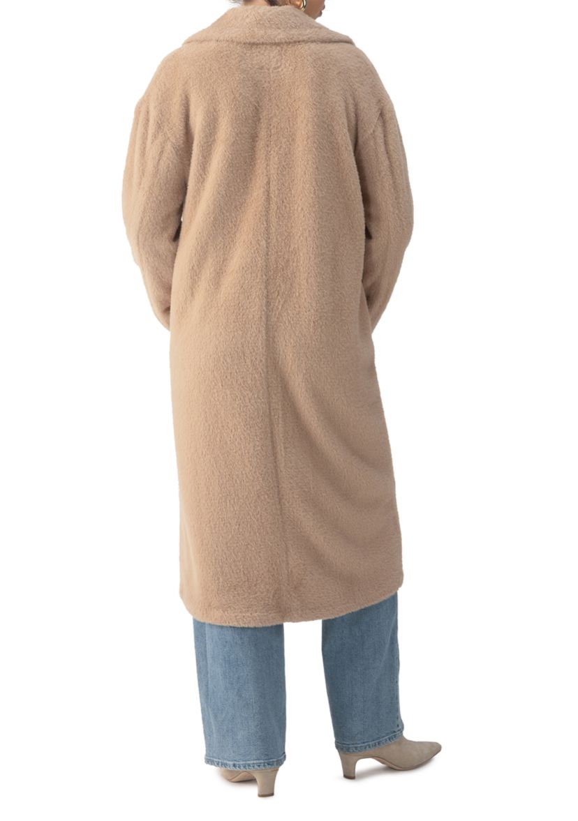 Womens Live In Faux Fur Coat