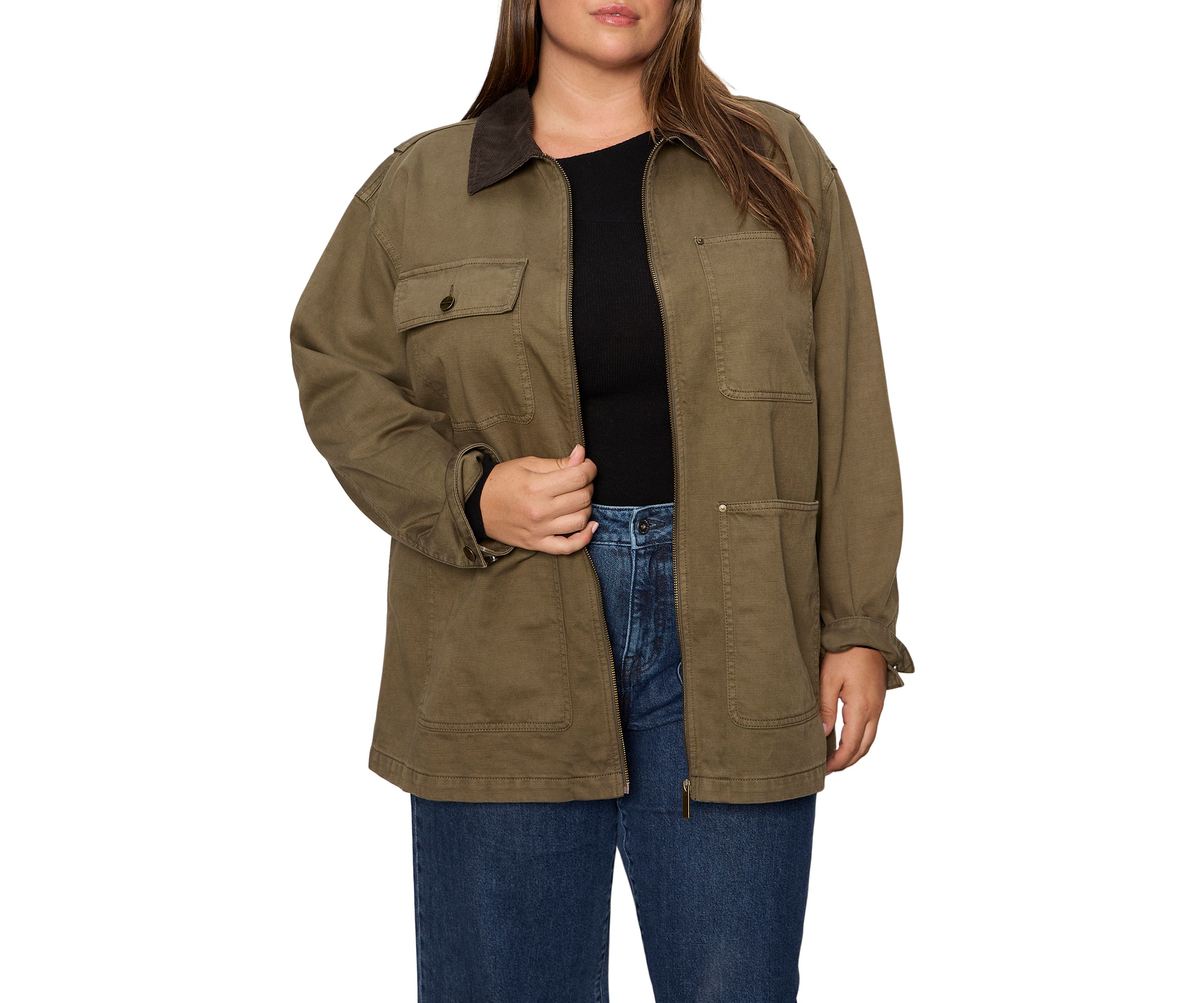 Plus Size Barn Jacket