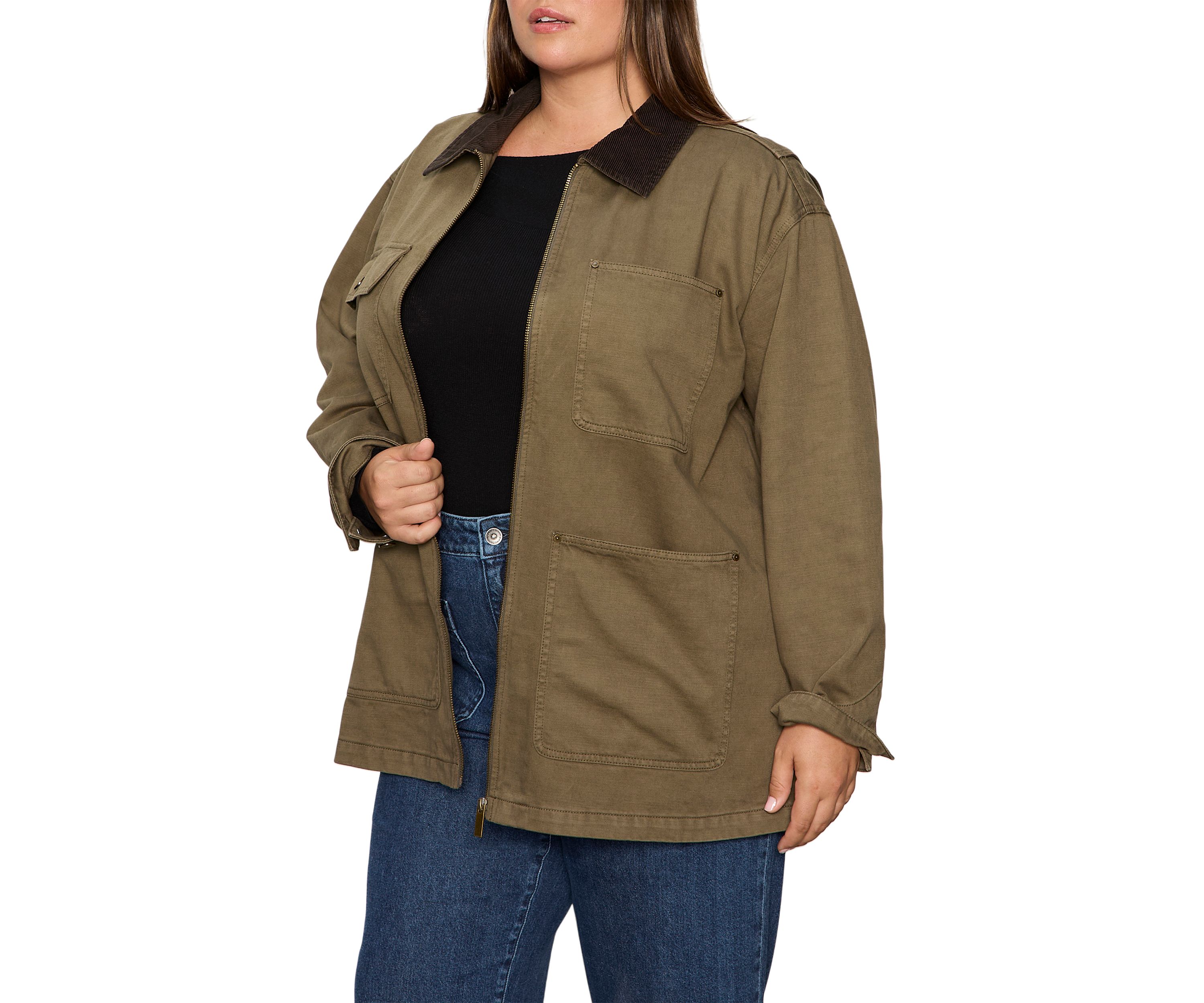 Plus Size Barn Jacket