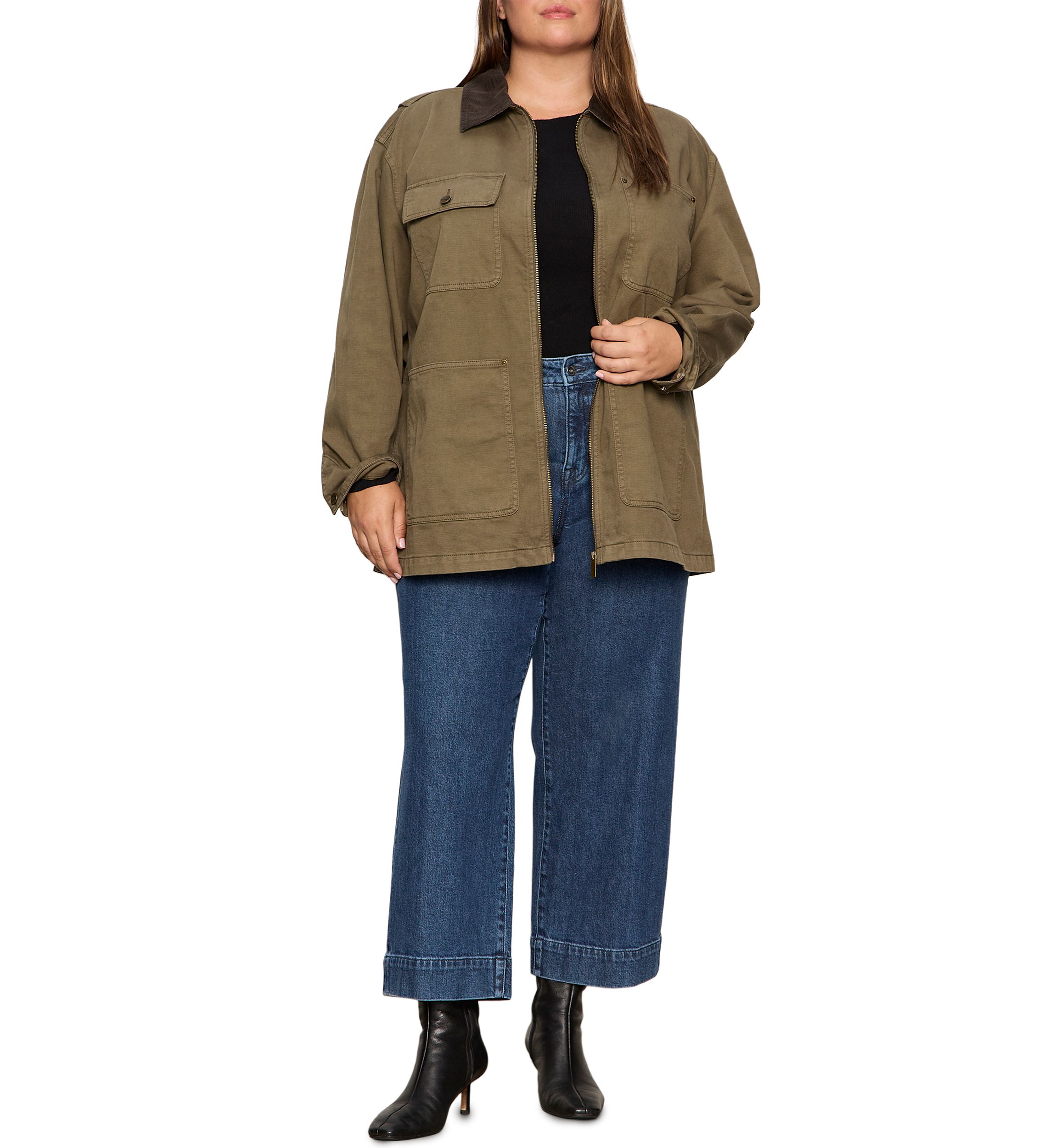 Plus Size Barn Jacket