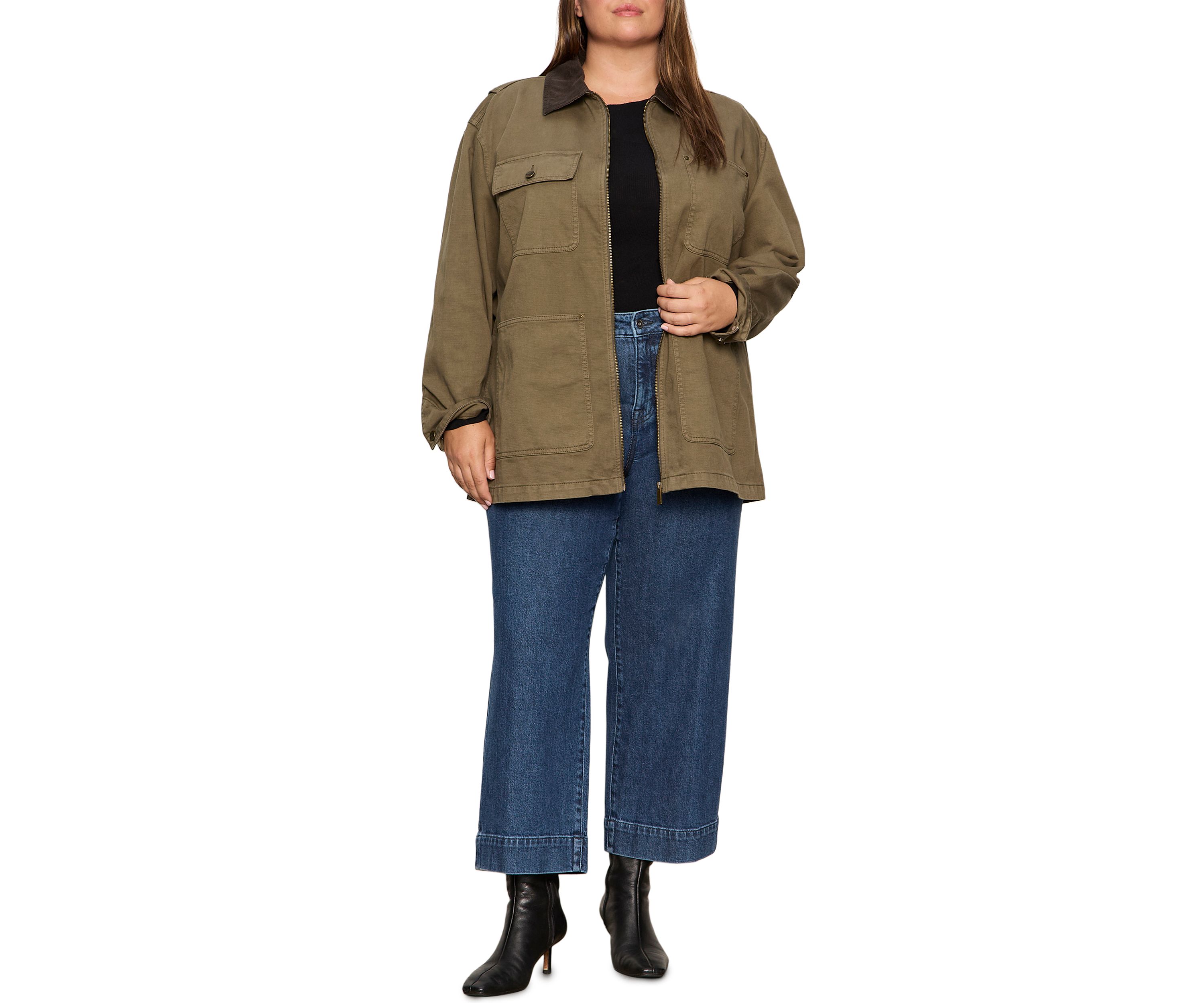 Plus Size Barn Jacket