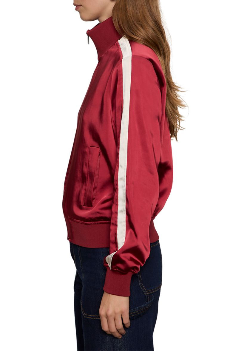Womens Satin Track Jacket
