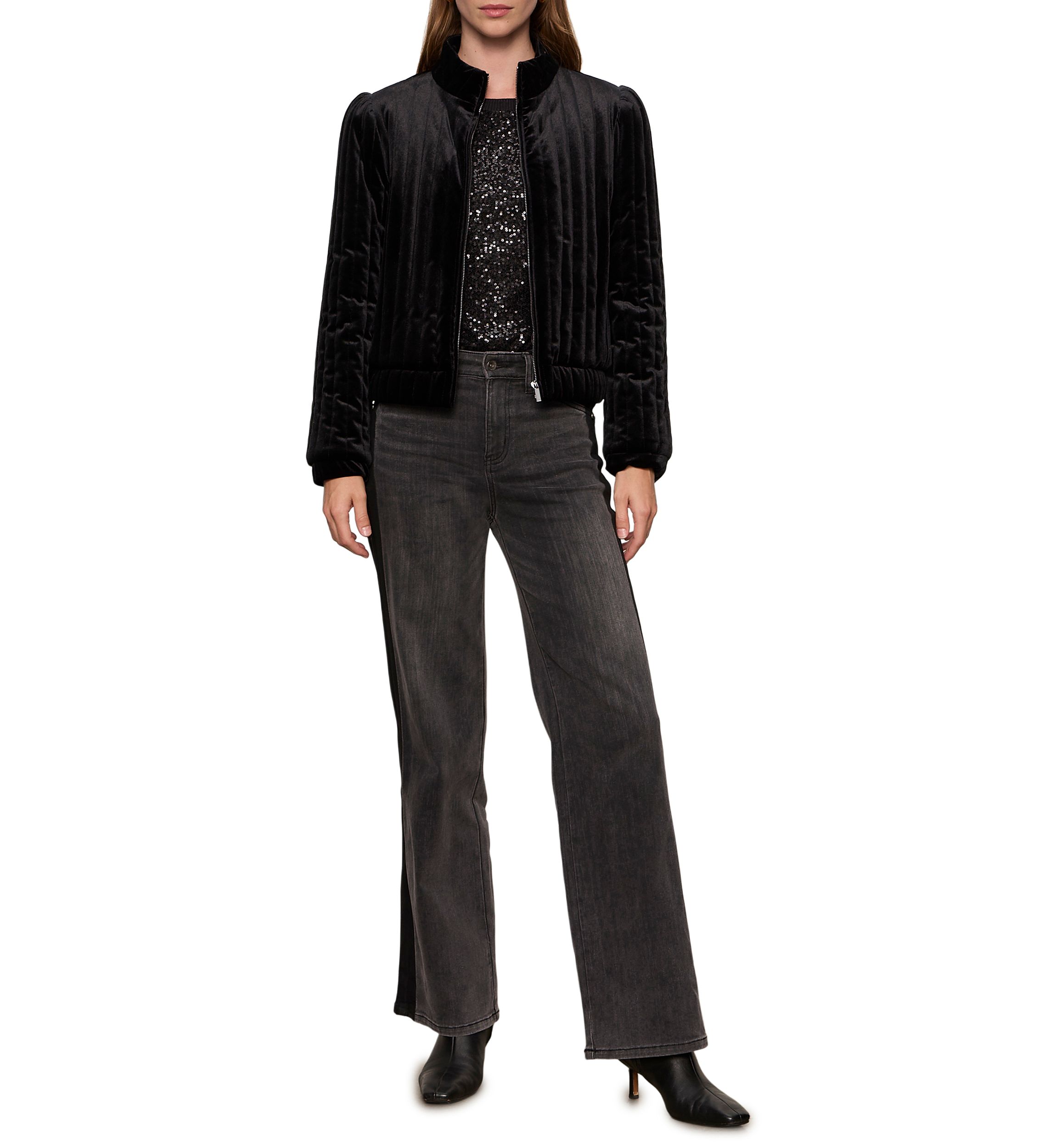 Womens Matte Velvet Jacket 